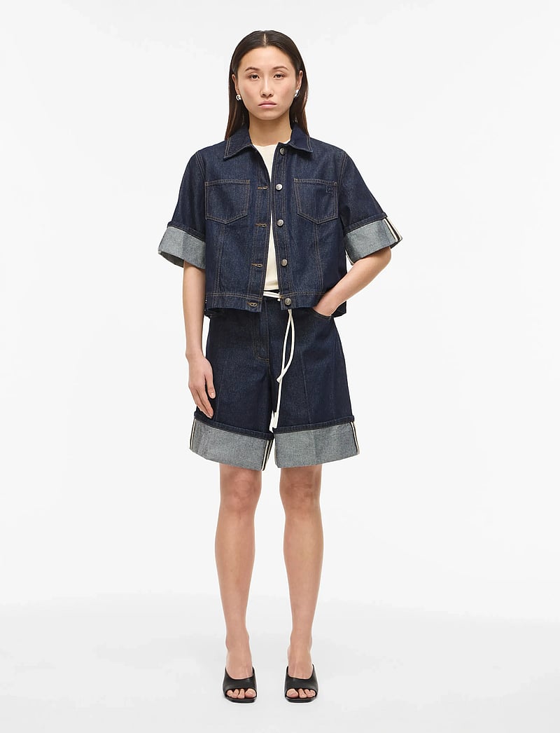 ROUGE EDIT - ROUMARTINE 2/4 DENIM SHIRT - jeanshemden - dark blue denim - 4