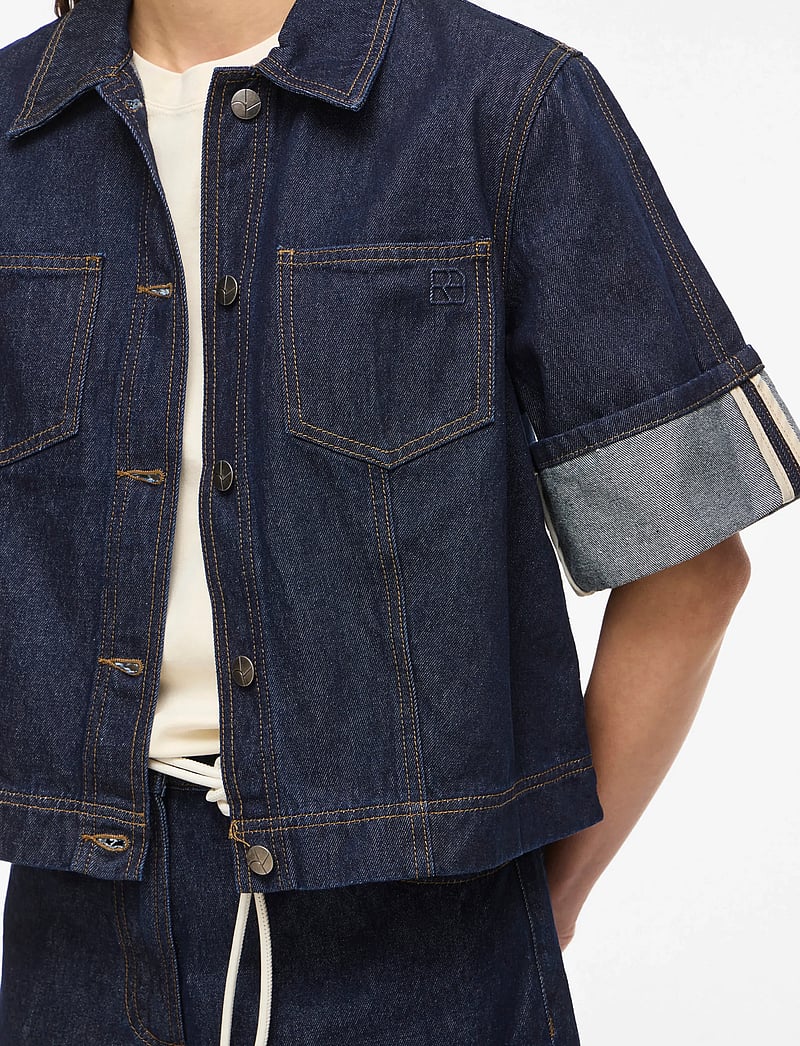 ROUGE EDIT - ROUMARTINE 2/4 DENIM SHIRT - jeanshemden - dark blue denim - 5