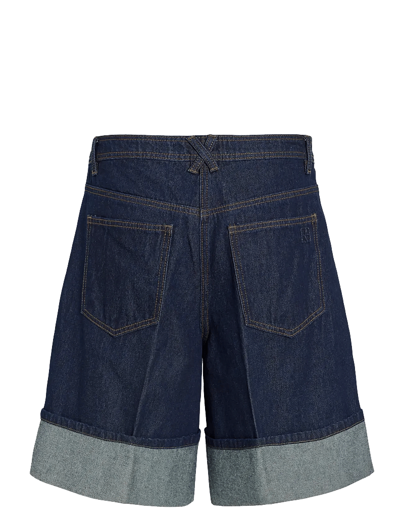 ROUGE EDIT - ROUMARTINE RW DENIM SHORTS - džinsiniai šortai - dark blue denim - 2