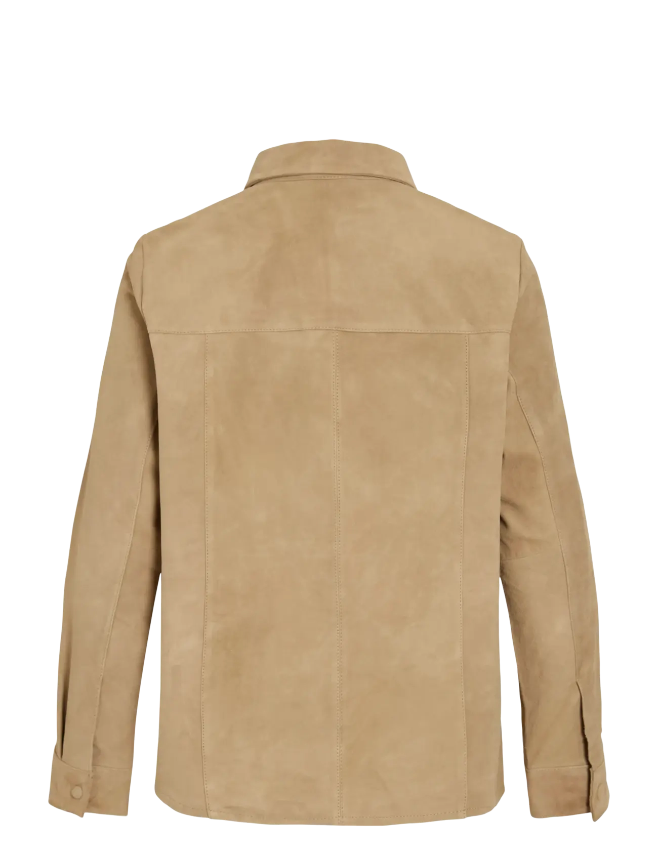 ROUGE EDIT - ROUDARLA L/S SUEDE SHIRT/PF - langærmede skjorter - petrified oak - 2