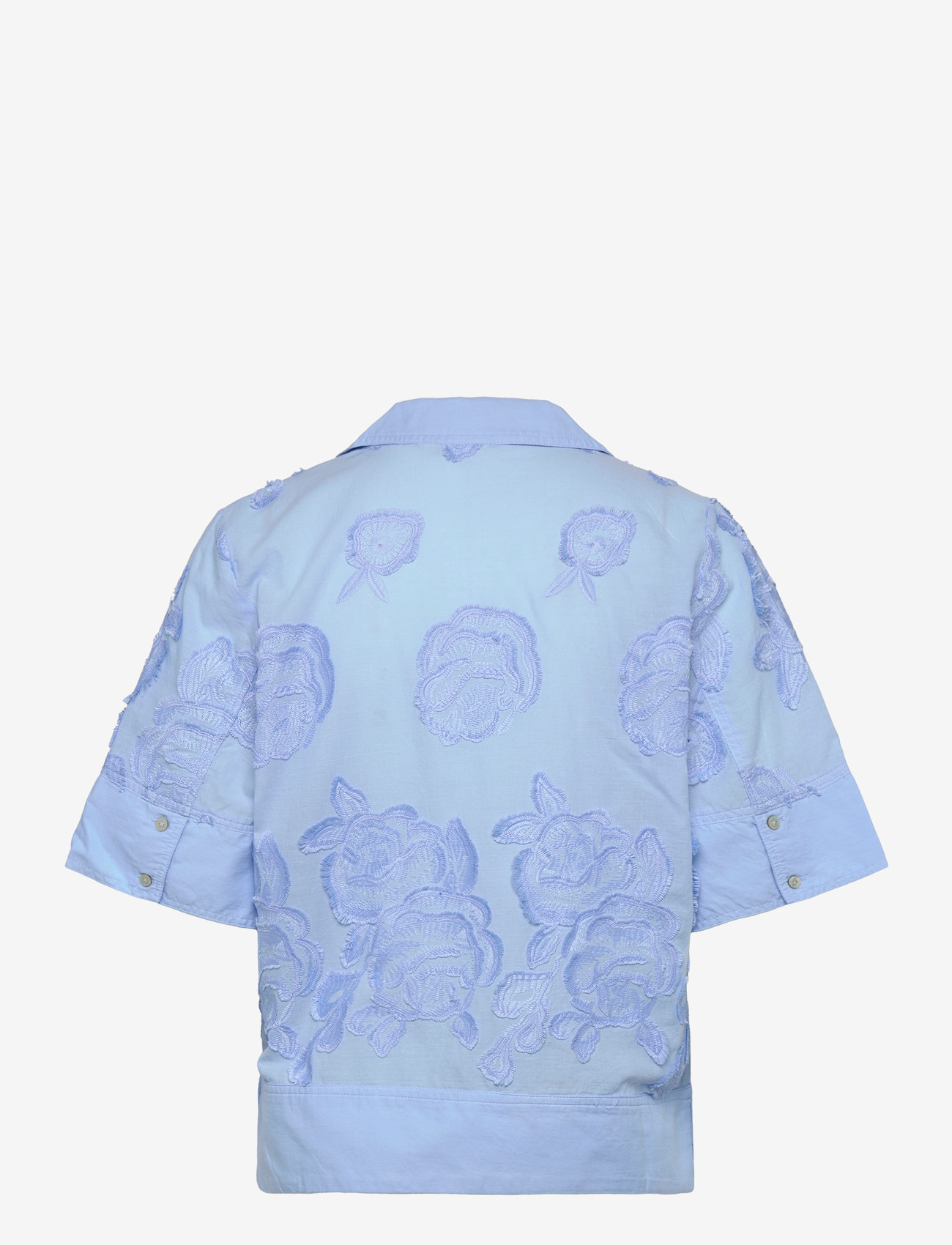 ROUGE EDIT - ROUZOELLA 3/4 RESORT COLLAR SHIRT - kortærmede skjorter - open air - 1