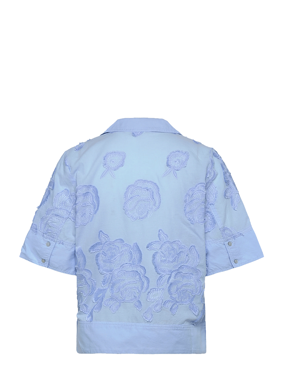 ROUGE EDIT - ROUZOELLA 3/4 RESORT COLLAR SHIRT - stytterma skyrtur - open air - 1