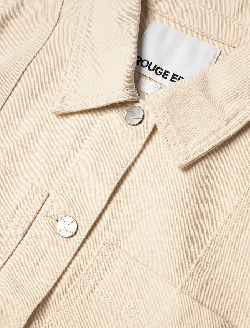 ROUGE EDIT - ROUHARPER 2/4 DENIM SHIRT - denimskjorter - birch - 4