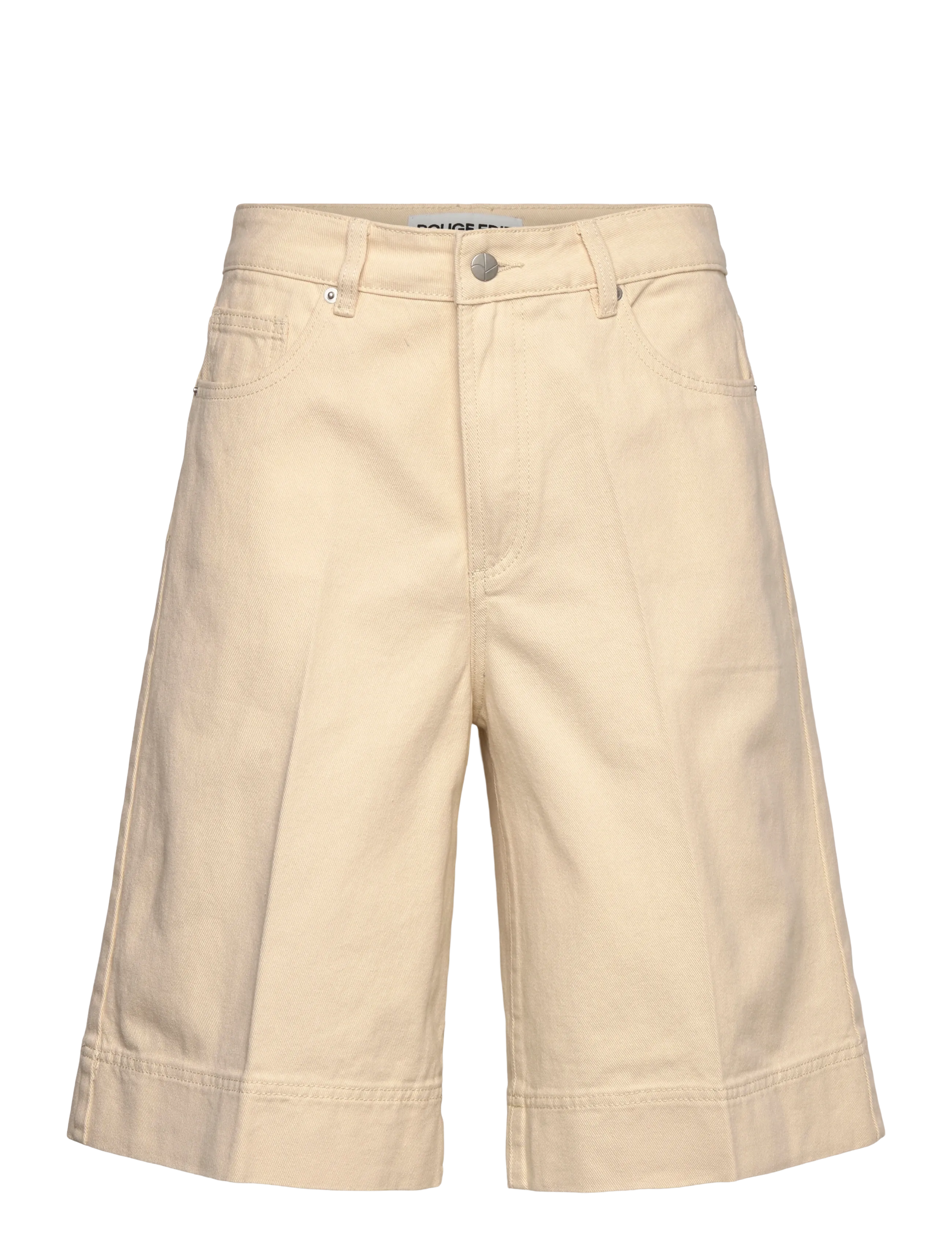 ROUGE EDIT ROUHARPER RW W/F DENIM SHORTS/PF - Denim - BIRCH / cream