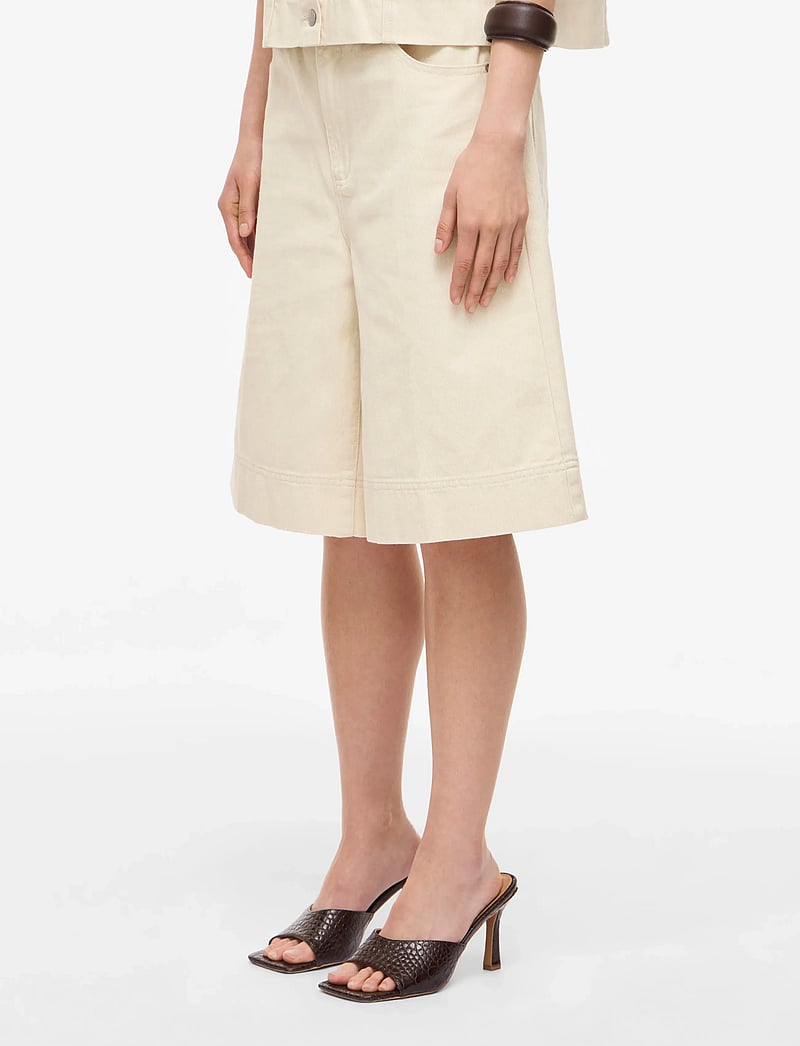 ROUGE EDIT - ROUHARPER RW W/F DENIM SHORTS/PF - jorts - birch - 0