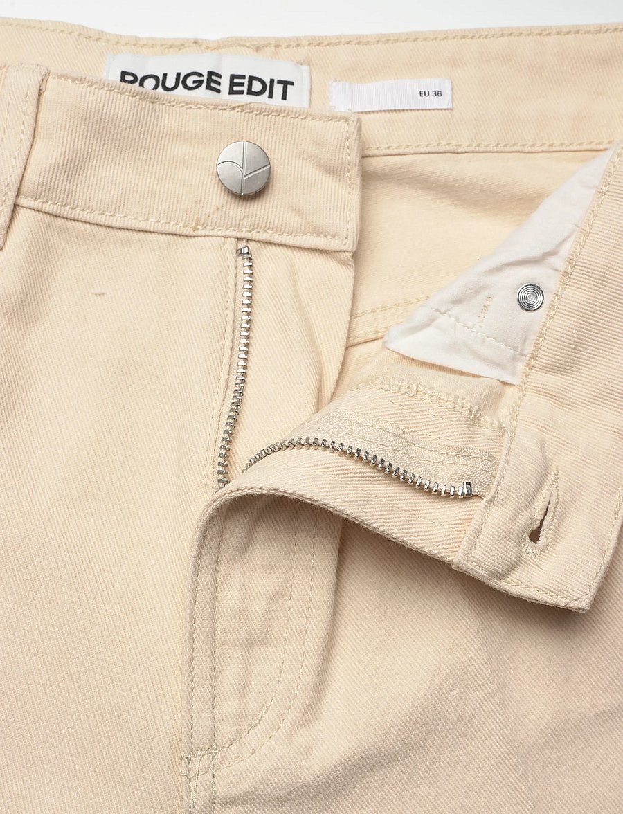 ROUGE EDIT - ROUHARPER RW W/F DENIM SHORTS/PF - jorts - birch - 4