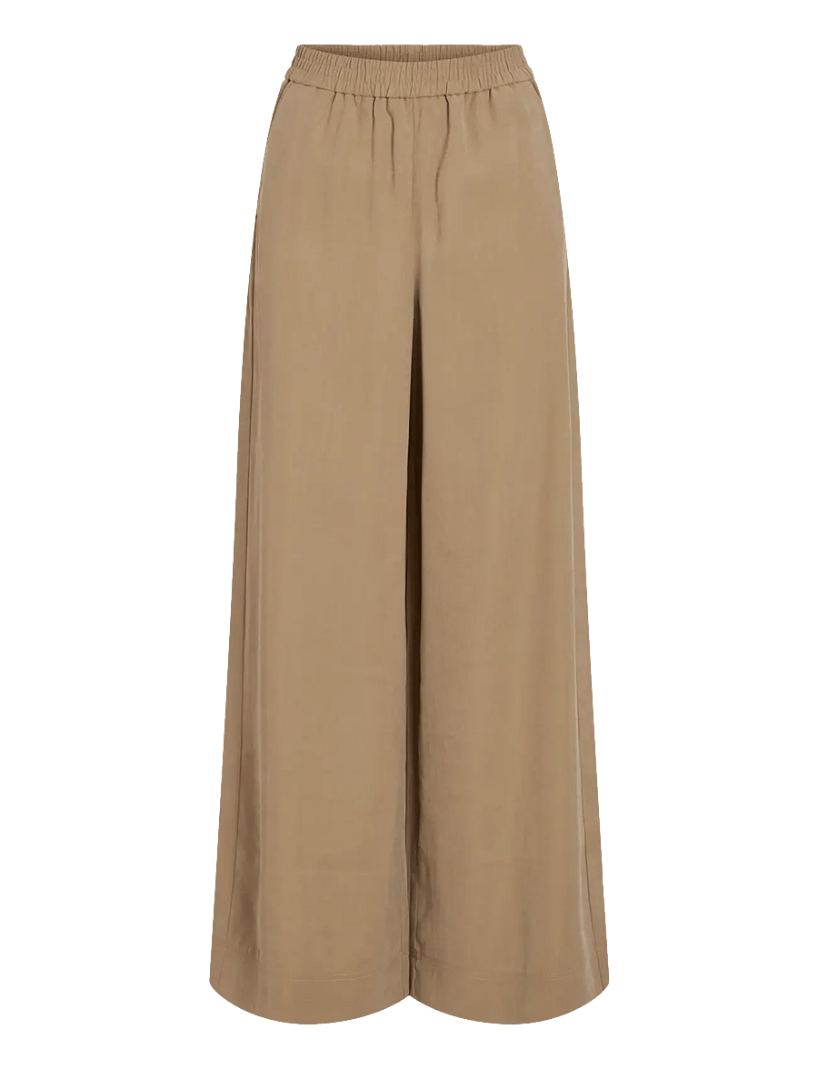 ROUGE EDIT - ROUMELIA HW WF F/L TROUSER - dzwony - petrified oak - 1