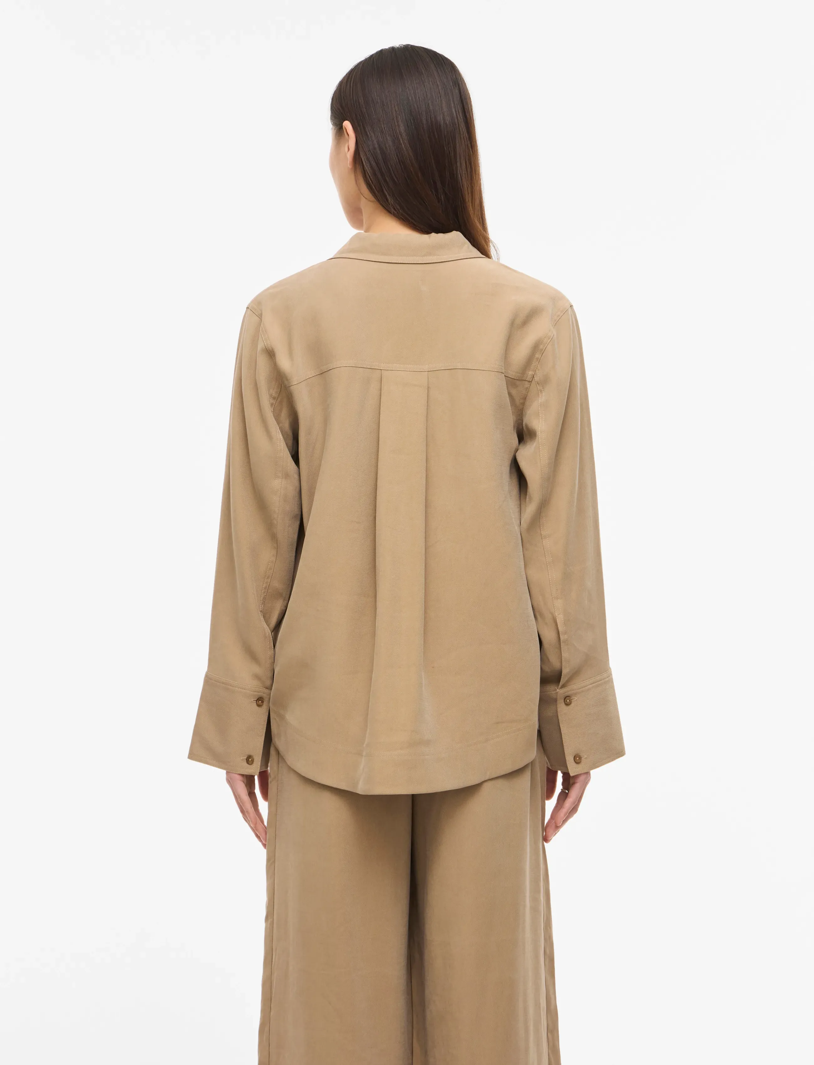 ROUGE EDIT - ROUMELIA L/S OVERSIZED SHIRT - langärmlige hemden - petrified oak - 3
