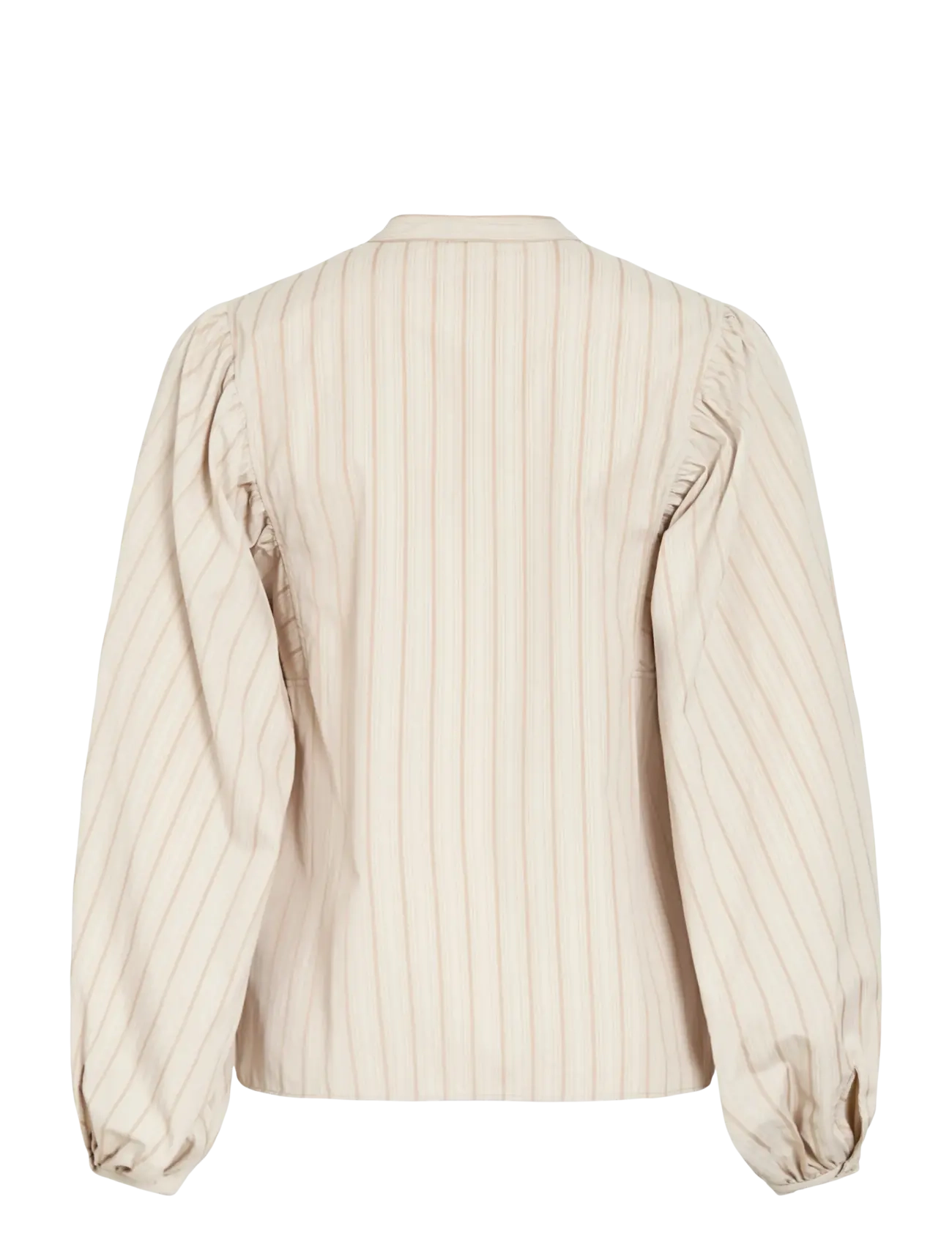 ROUGE EDIT - ROUAMALIA L/S CHINA COLLAR SHIRT - langärmlige hemden - petrified oak - 2