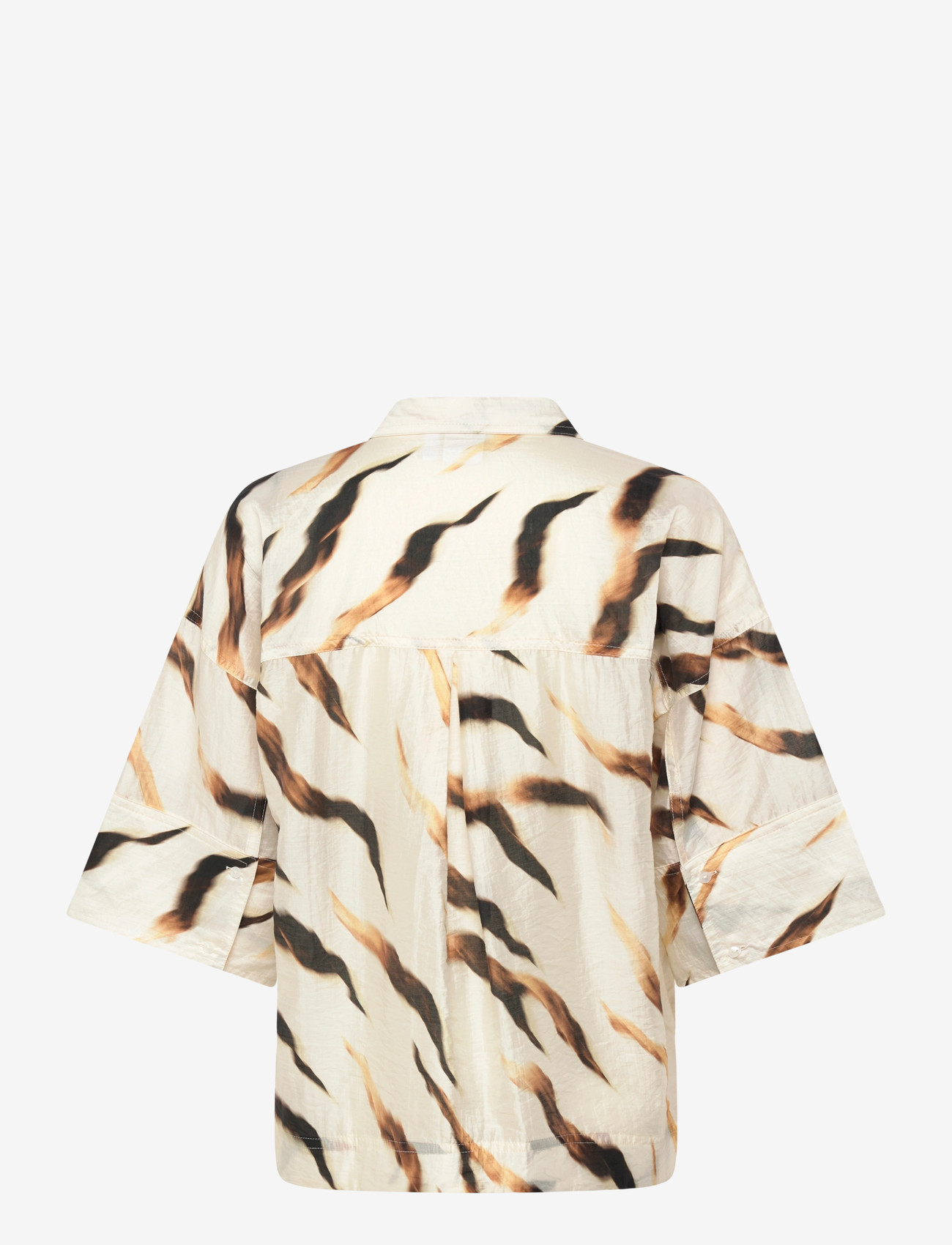 ROUGE EDIT - ROUALANA 2/4 SHIRT/1 - lühikeste varrukatega särgid - birch - 2