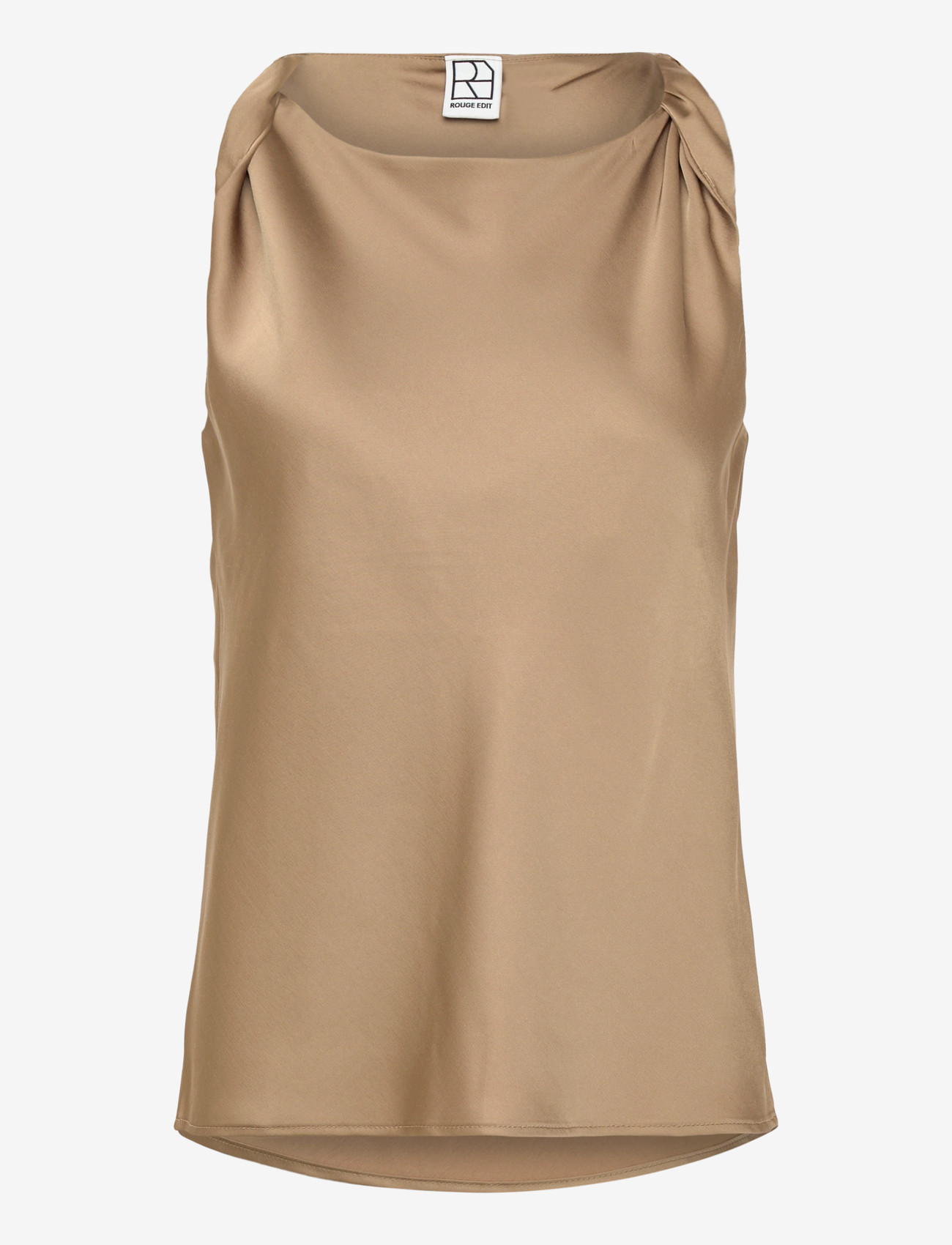 ROUGE EDIT - ROUSHYRAS S/L TOP - Ärmellose blusen - petrified oak - 1