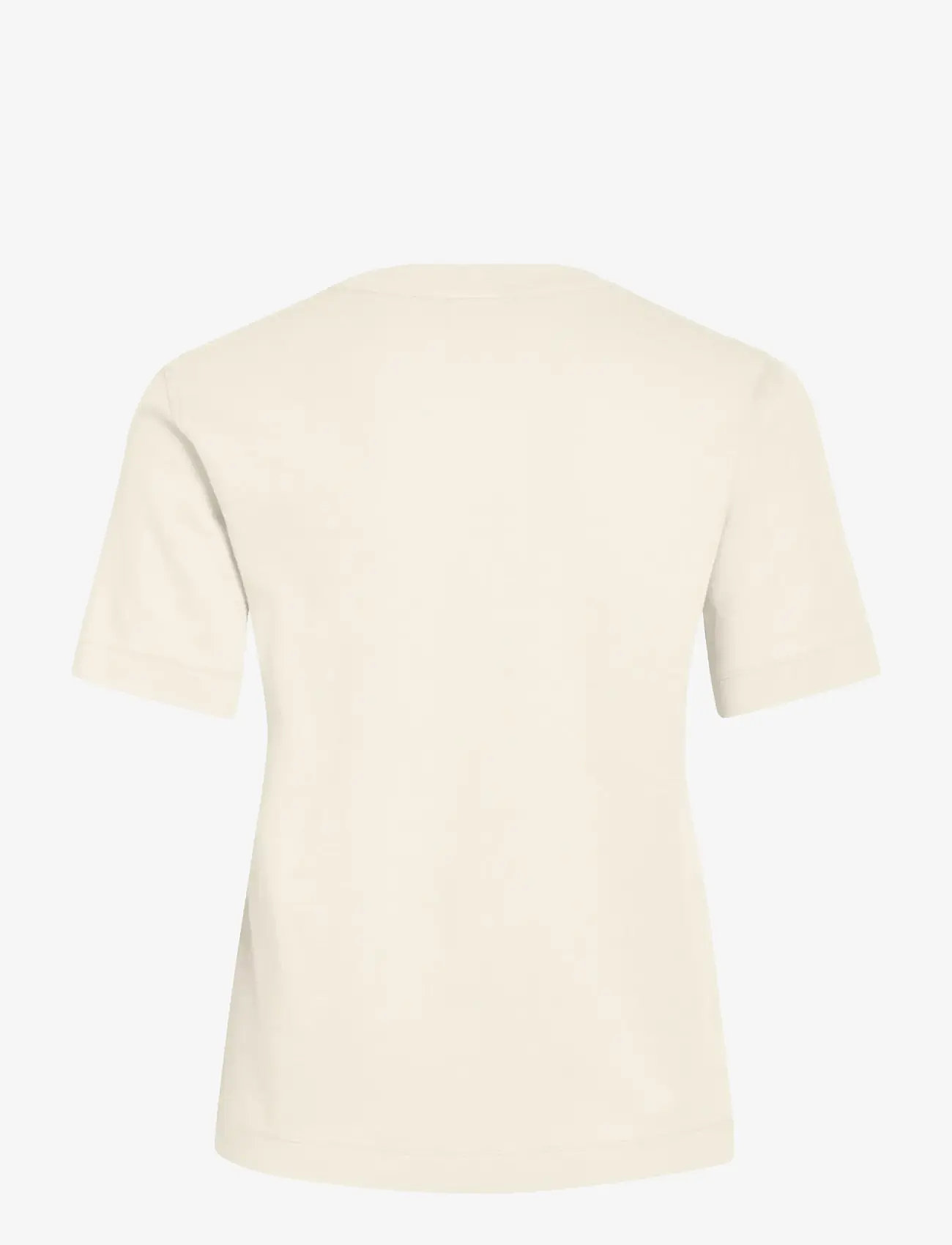 ROUGE EDIT - ROUSARAS S/S O-NECK TEE/PF/1 - t-shirts - birch - 2