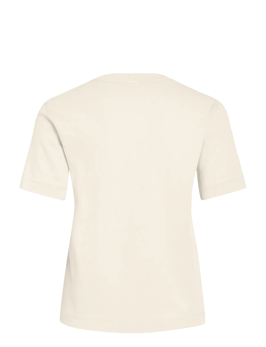 ROUGE EDIT - ROUSARAS S/S O-NECK TEE/PF/1 - t-shirts - birch - 2