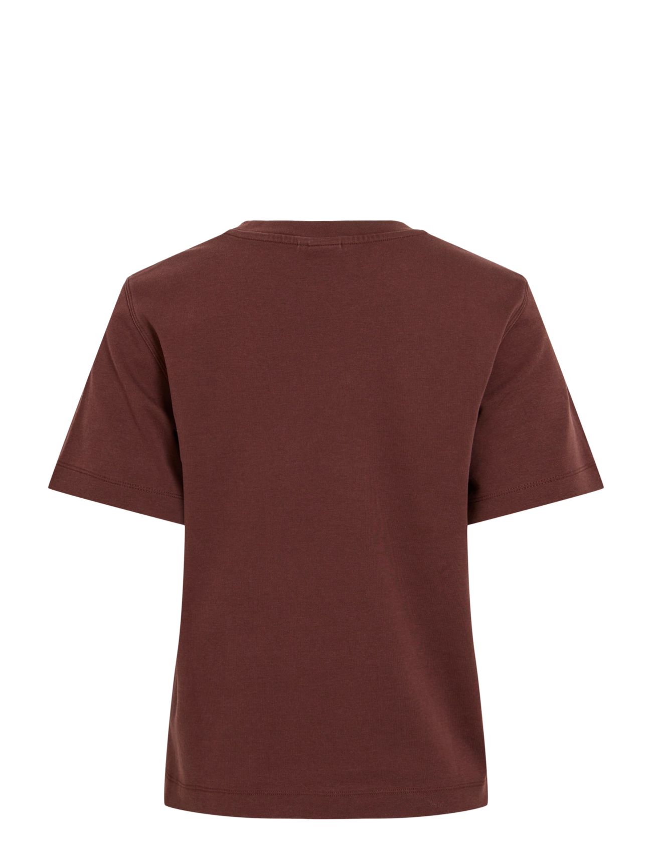 ROUGE EDIT - ROUSARAS S/S O-NECK TEE/PF/1 - t-shirts - bitter chocolate - 1