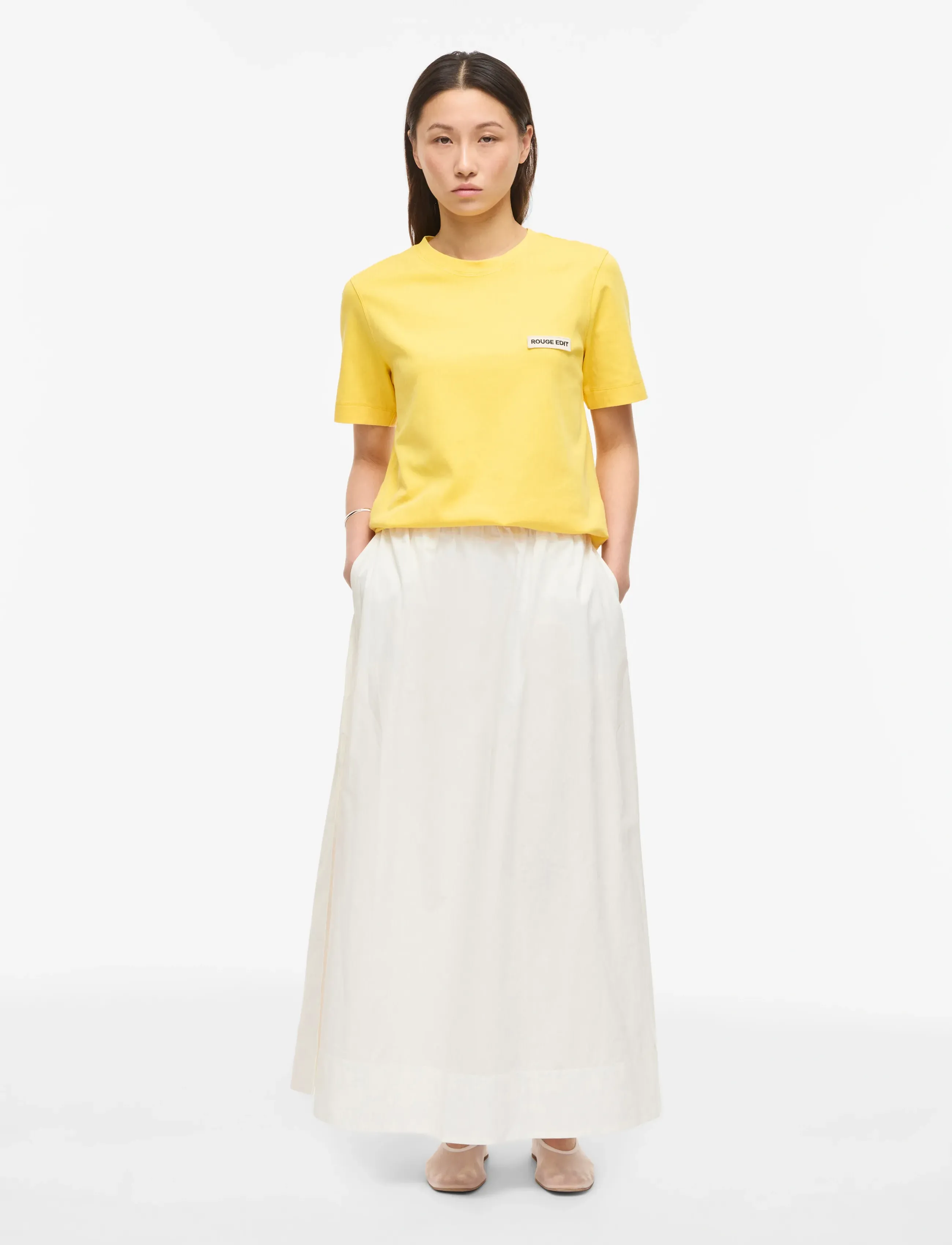 ROUGE EDIT - ROUSARAS S/S O-NECK TEE/PF/1 - t-särgid - freesia - 4