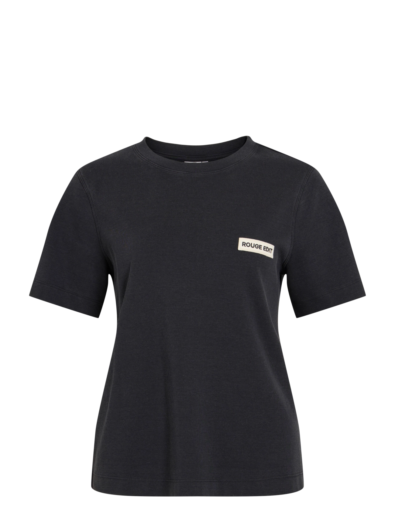 ROUGE EDIT ROUSARAS S/S O-NECK TEE/PF/1 - T-shirts - METEORITE / grey