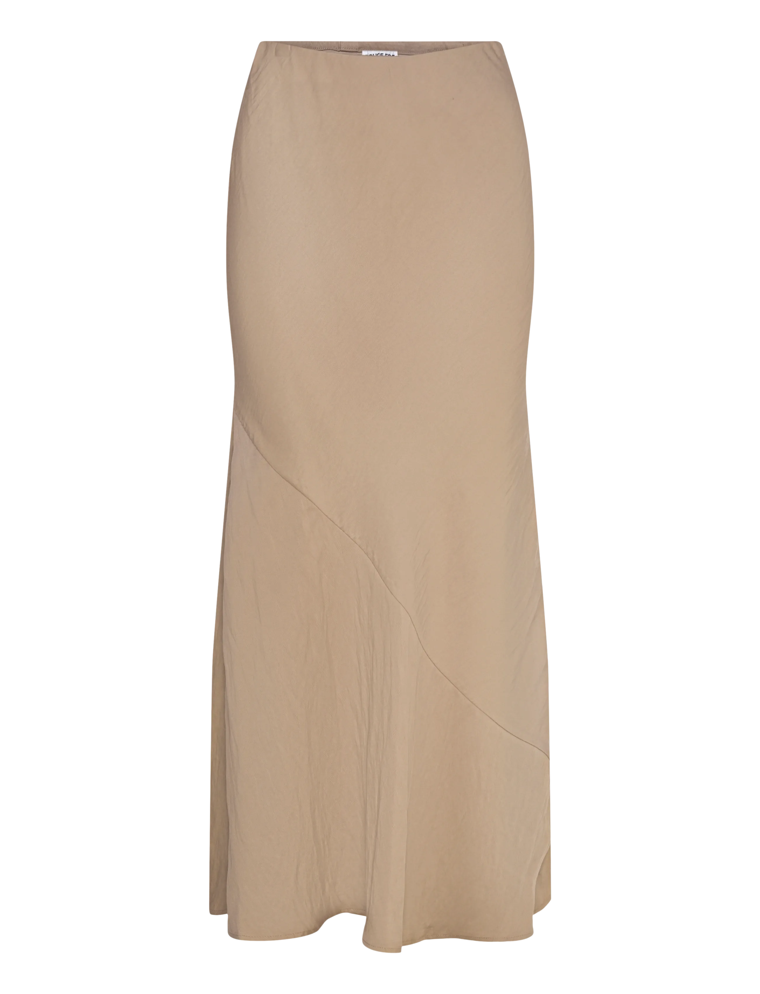 ROUGE EDIT ROUETIENNE HW MAXI SKIRT - Clothing - PETRIFIED OAK / beige