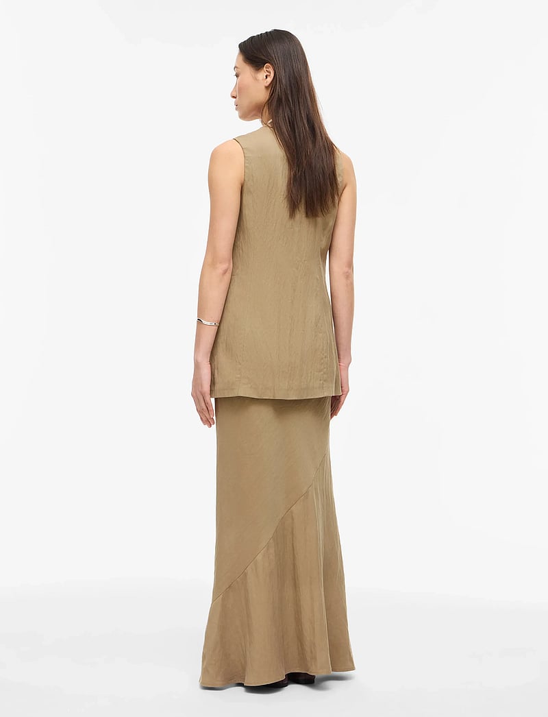 ROUGE EDIT - ROUETIENNE HW MAXI SKIRT - maxi skirts - petrified oak - 0