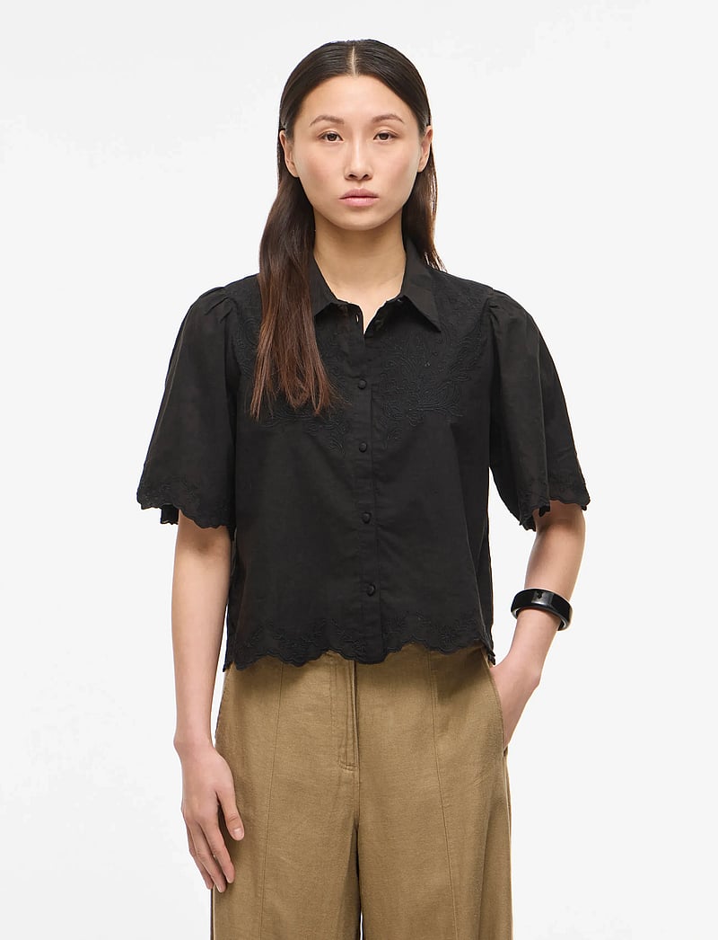 ROUGE EDIT - ROUKAY 2/4 SHIRT - kortærmede skjorter - meteorite - 0