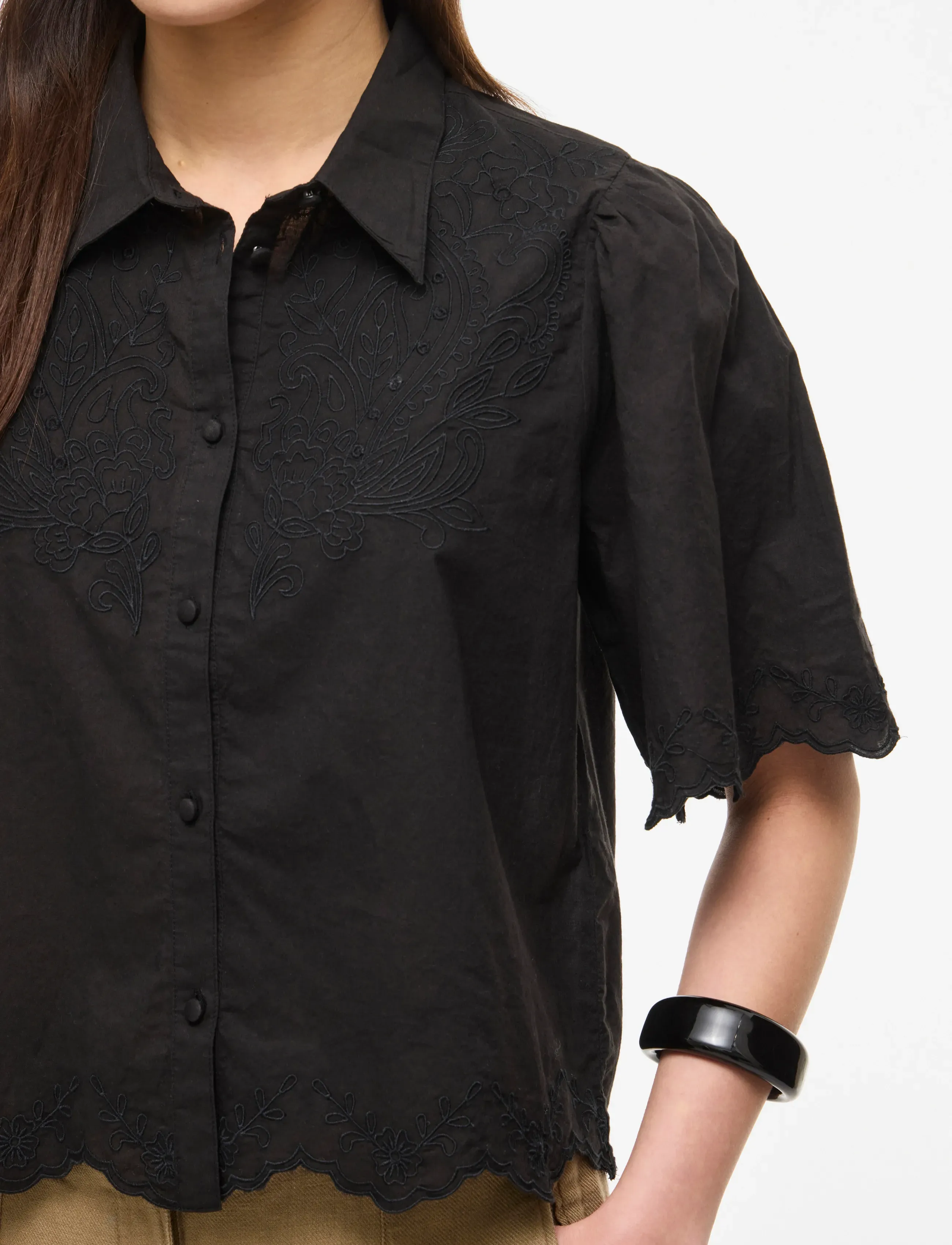 ROUGE EDIT - ROUKAY 2/4 SHIRT - lühikeste varrukatega särgid - meteorite - 5