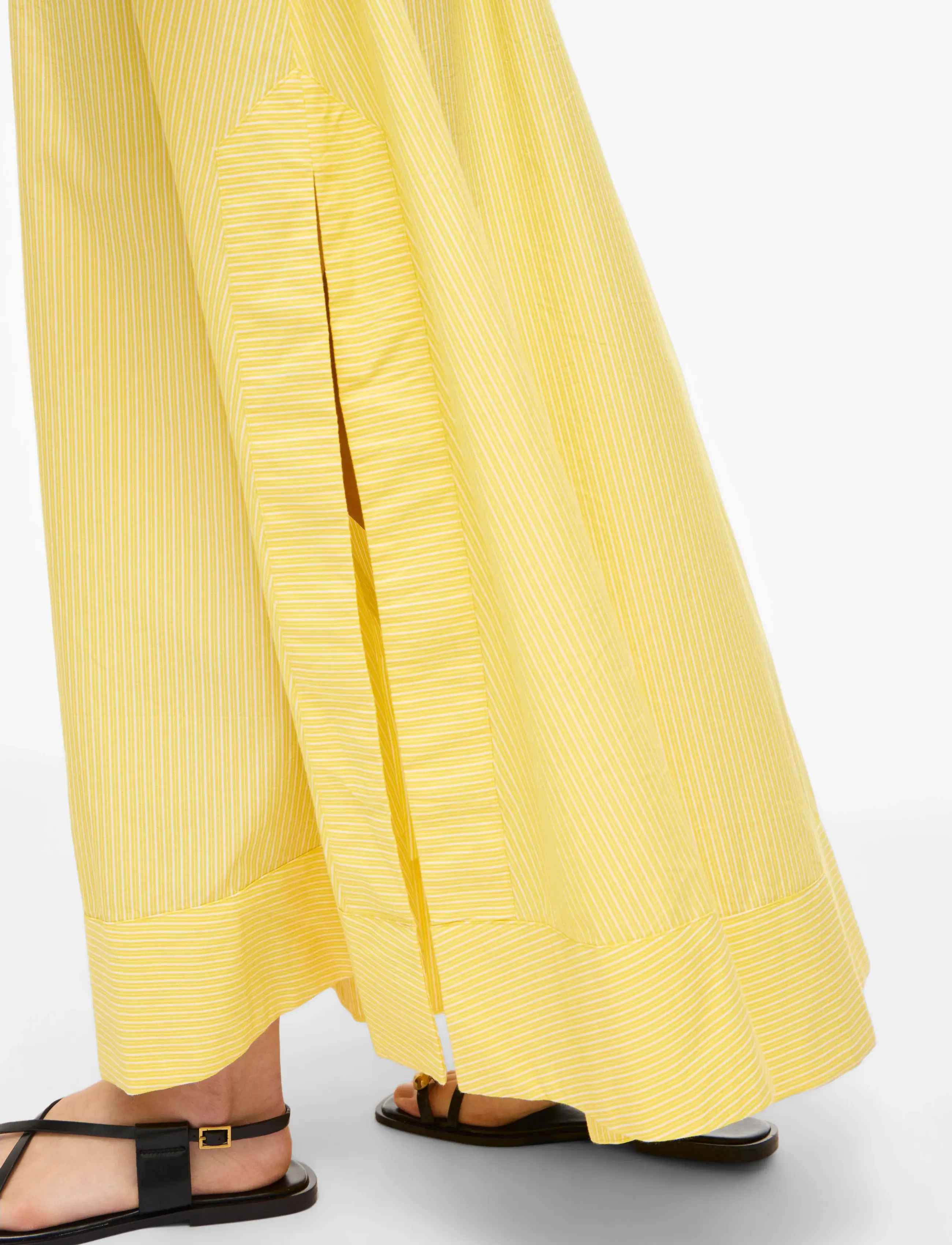 ROUGE EDIT - ROULINNE HW STRIPE ANKLE SKIRT - freesia - 5