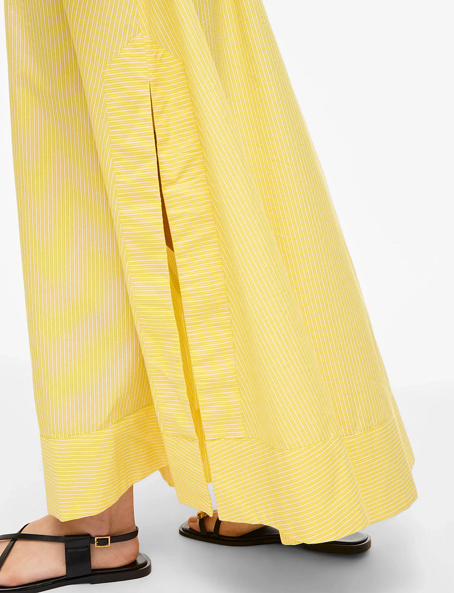 ROUGE EDIT - ROULINNE HW STRIPE ANKLE SKIRT - maxi röcke - freesia - 5