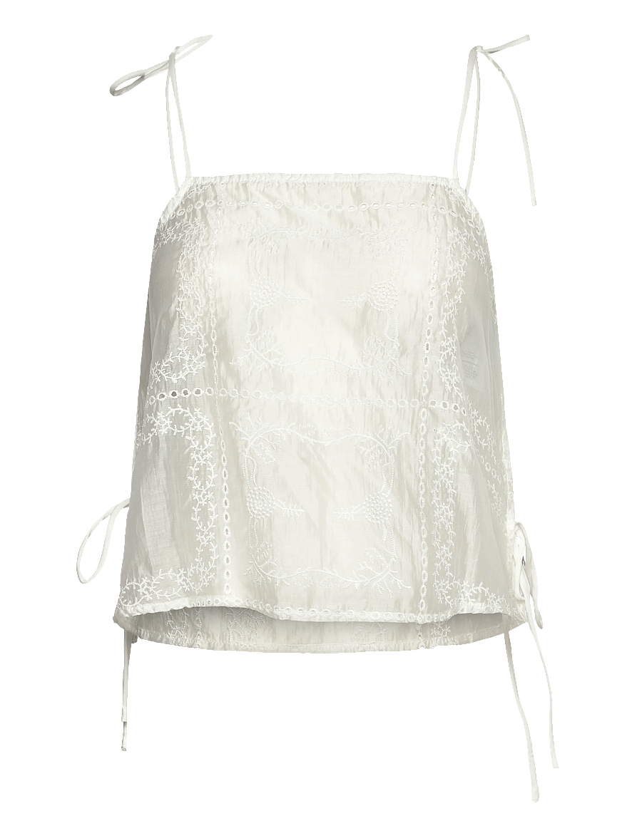 ROUGE EDIT - ROULUCA SINGLET TOP/PF - Ärmellose blusen - cloud dancer - 1