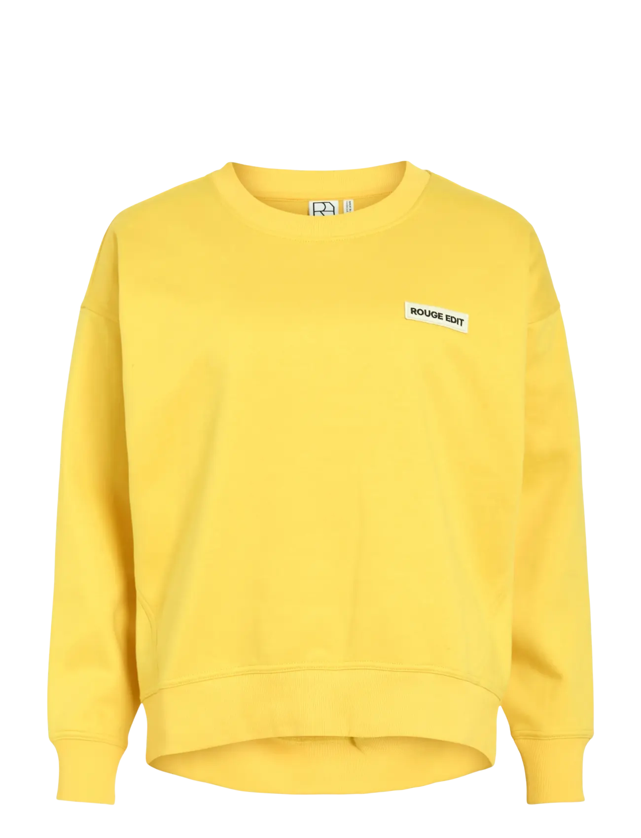 ROUGE EDIT ROUYORK L/S O-NECK SWEAT/1 - Sweatshirts - FREESIA / yellow