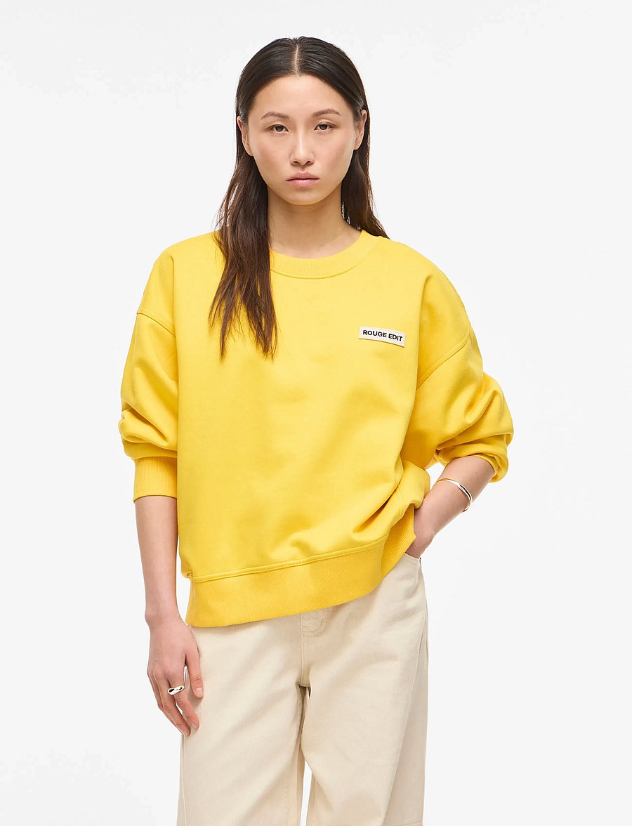 ROUGE EDIT - ROUYORK L/S O-NECK SWEAT/1 - sweatshirts - freesia - 0