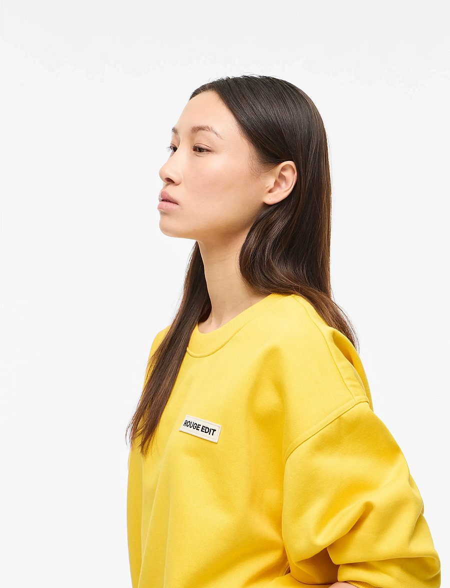 ROUGE EDIT - ROUYORK L/S O-NECK SWEAT/1 - sweatshirts - freesia - 5