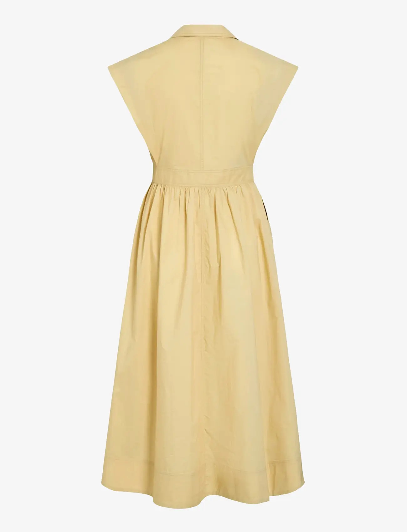 ROUGE EDIT - ROUASHER S/S MIDI DRESS - skjortklänningar - silver fern - 2