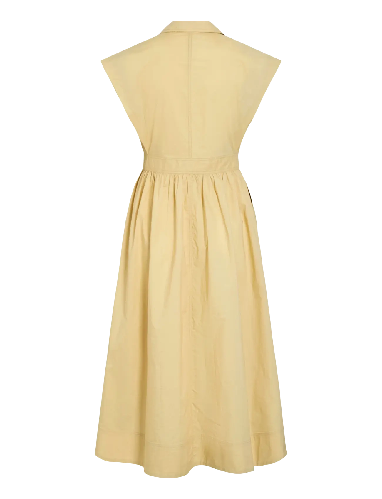 ROUGE EDIT - ROUASHER S/S MIDI DRESS - skjortekjoler - silver fern - 2