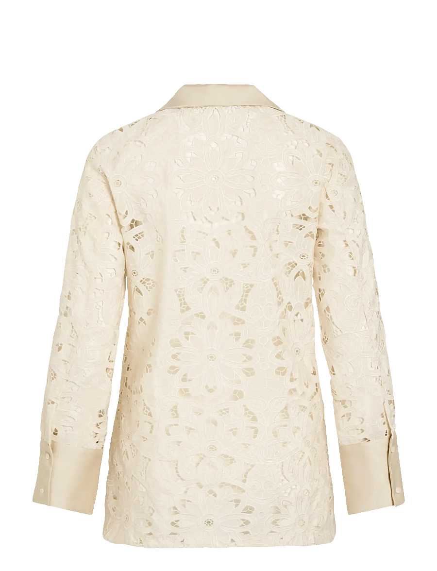 ROUGE EDIT - ROUEMORY L/S RESORT SHIRT - langärmlige hemden - birch - 2