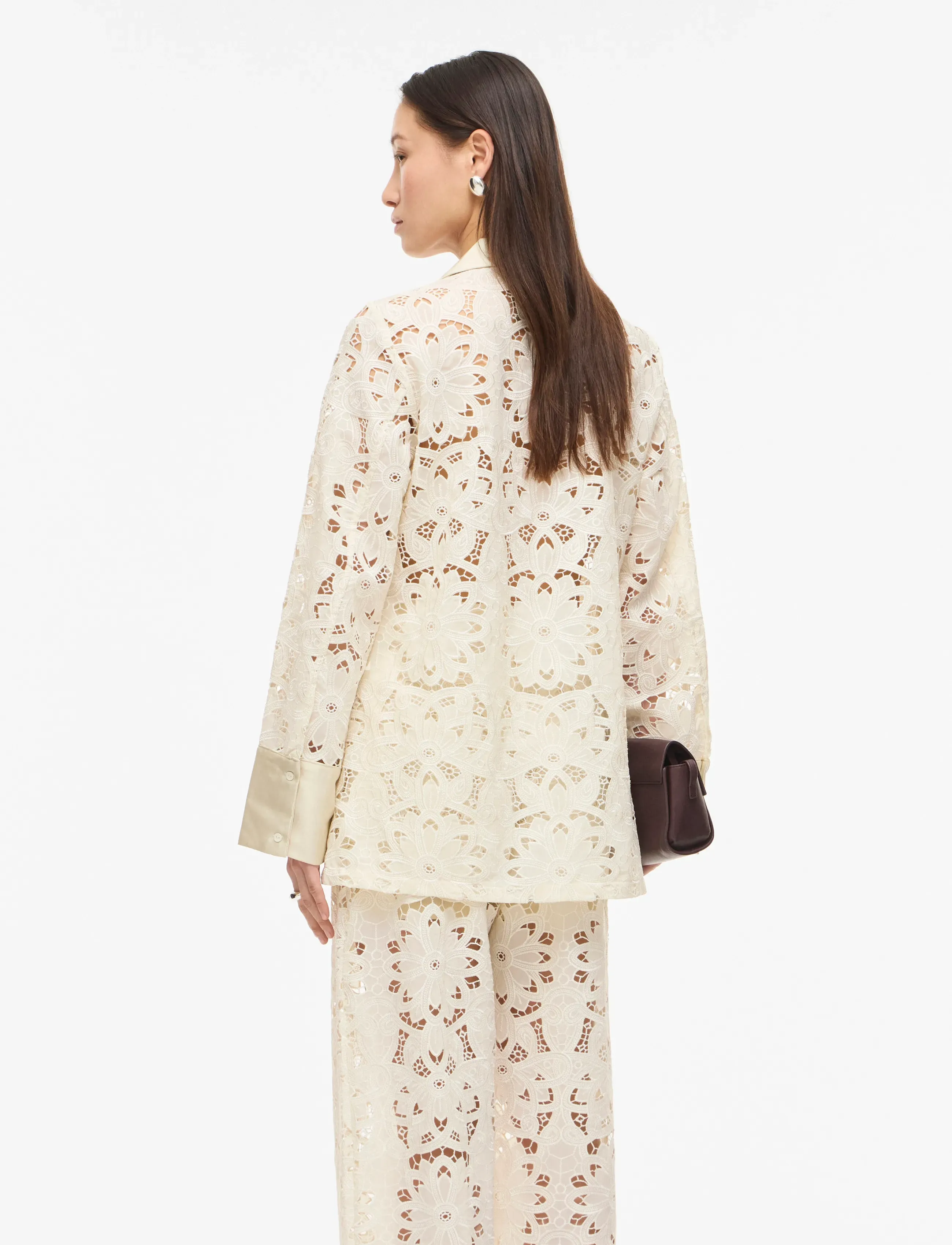 ROUGE EDIT - ROUEMORY L/S RESORT SHIRT - langärmlige hemden - birch - 3