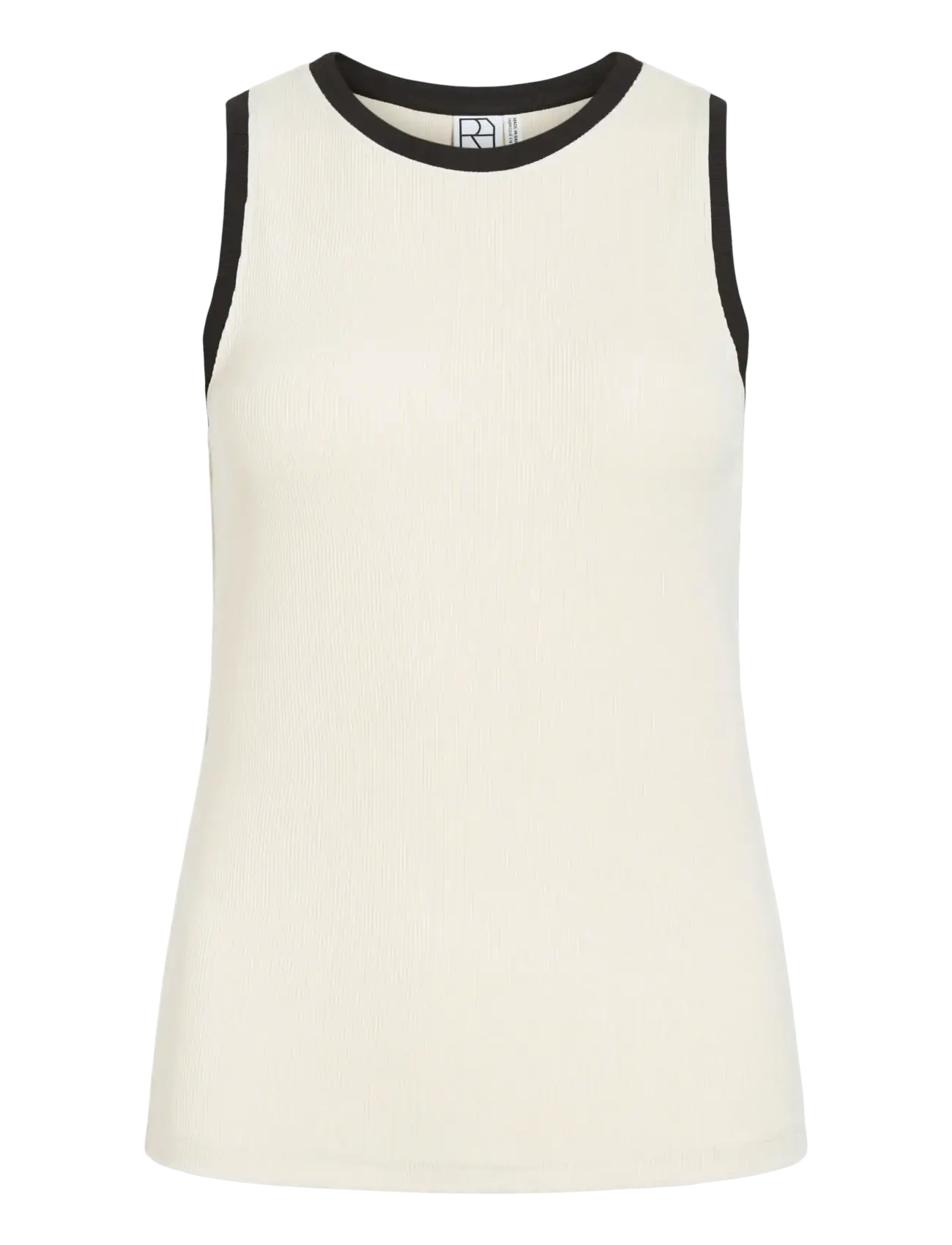 ROUGE EDIT Rouhelena O-Neck Tank Oberteil Cream - XL - Damen