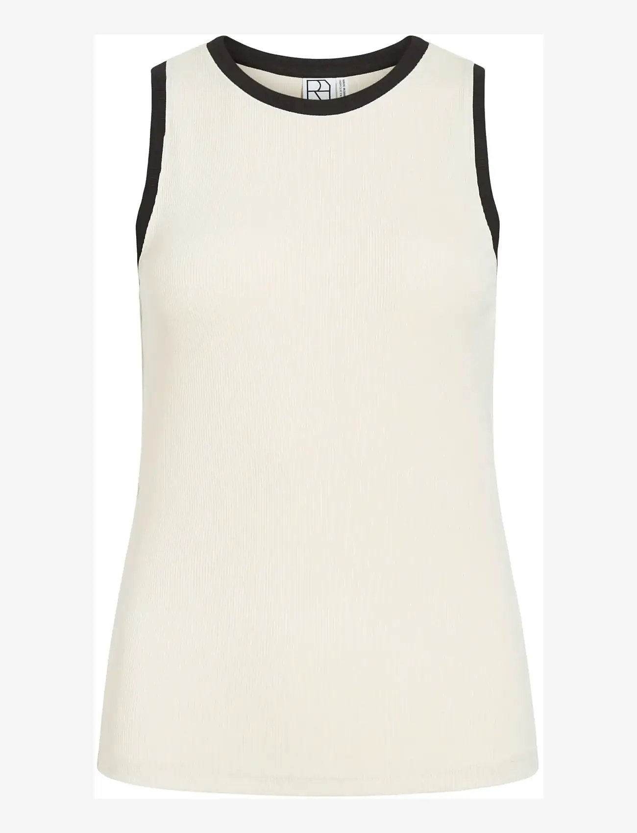 ROUGE EDIT - ROUHELENA O-NECK TANK TOP - tanktops - birch - 1