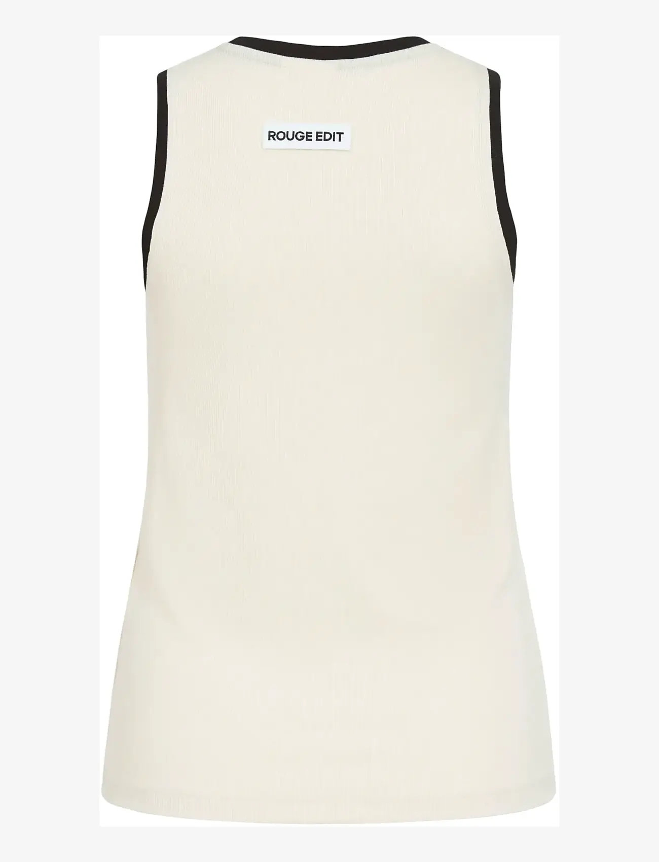 ROUGE EDIT - ROUHELENA O-NECK TANK TOP - tanktops - birch - 2