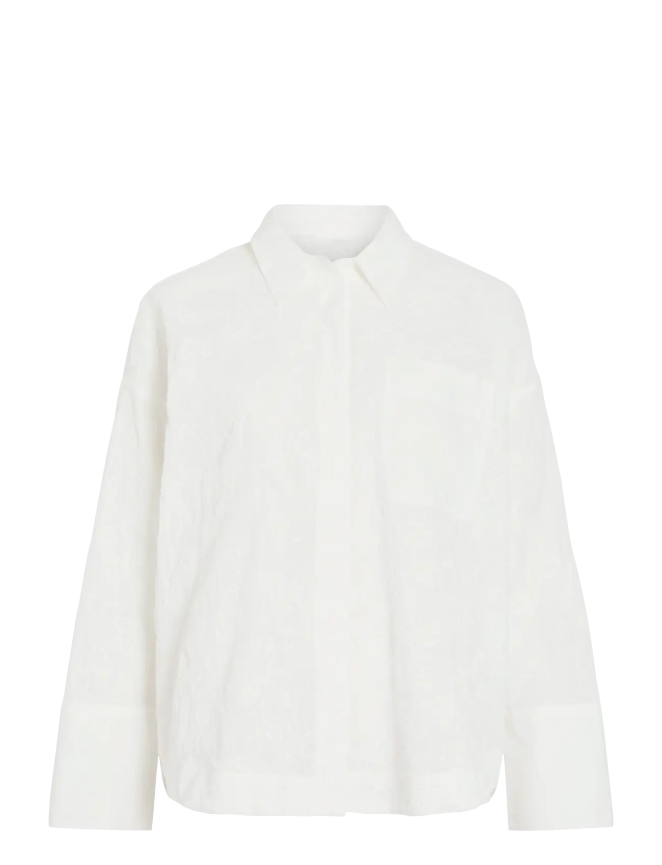 ROUGE EDIT ROUEMMA L/S OVERSIZED SHIRT/PF - ROUGE EDIT - CLOUD DANCER / white