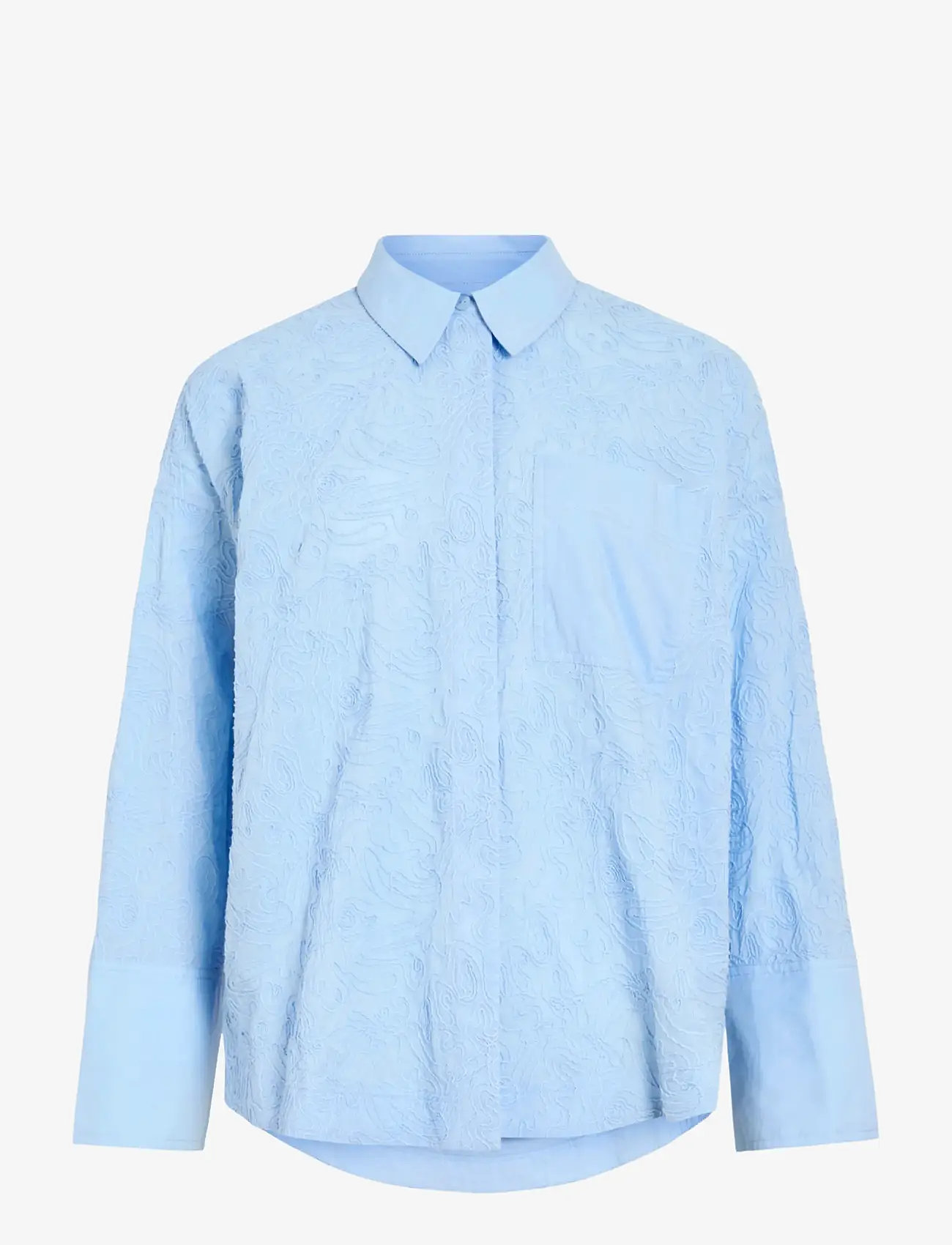 ROUGE EDIT - ROUEMMA L/S OVERSIZED SHIRT/PF - langärmlige hemden - open air - 1