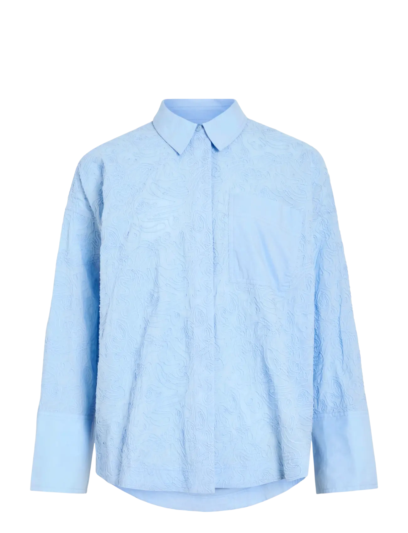 ROUGE EDIT ROUEMMA L/S OVERSIZED SHIRT/PF - ROUGE EDIT - OPEN AIR / blue