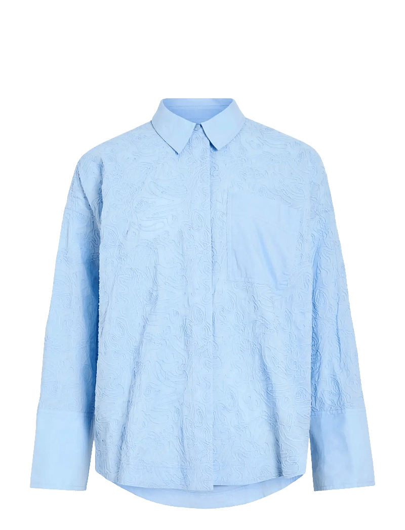 ROUGE EDIT - ROUEMMA L/S OVERSIZED SHIRT/PF - langärmlige hemden - open air - 1