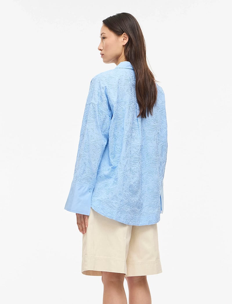 ROUGE EDIT - ROUEMMA L/S OVERSIZED SHIRT/PF - langärmlige hemden - open air - 3