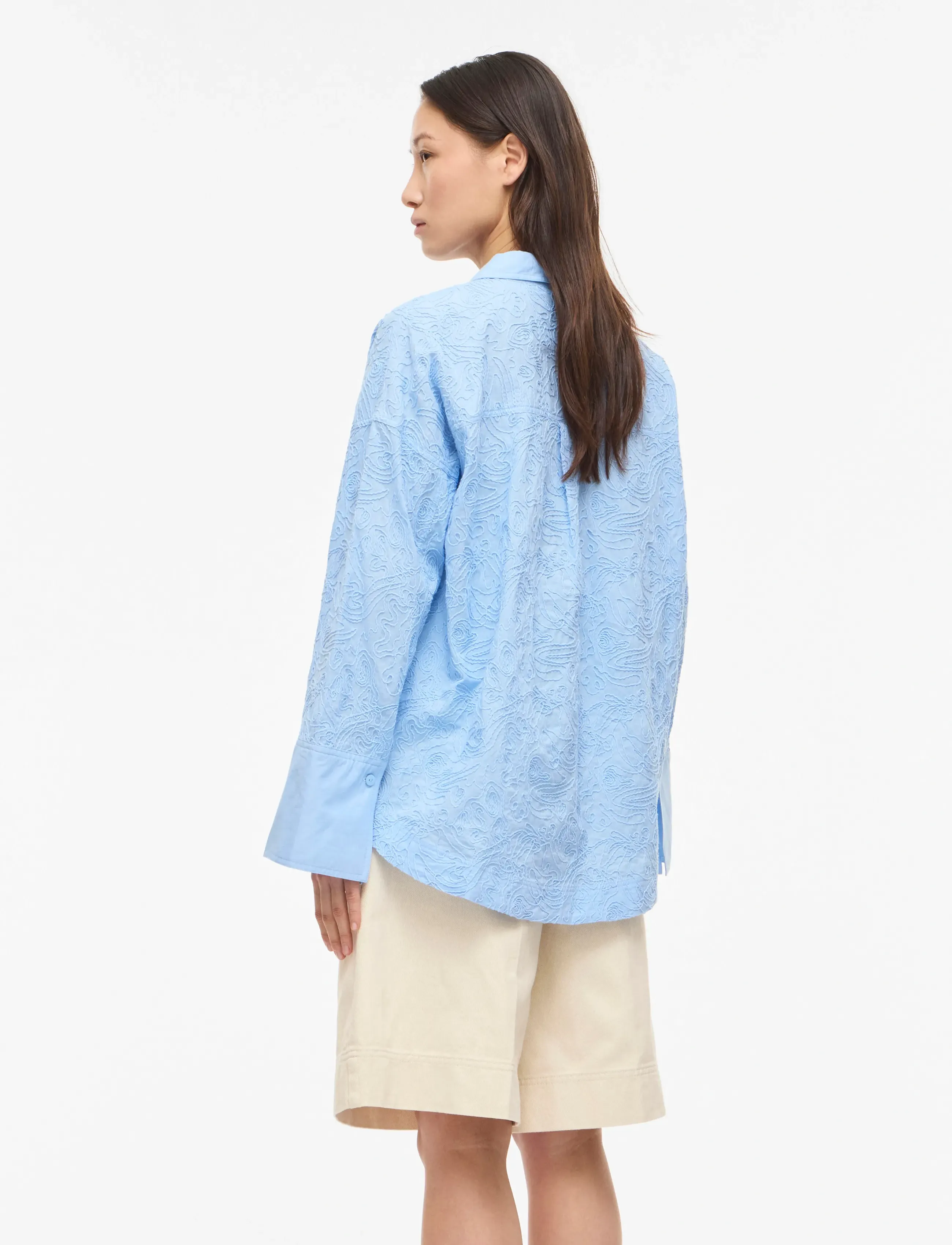 ROUGE EDIT - ROUEMMA L/S OVERSIZED SHIRT/PF - pikkade varrukatega särgid - open air - 3