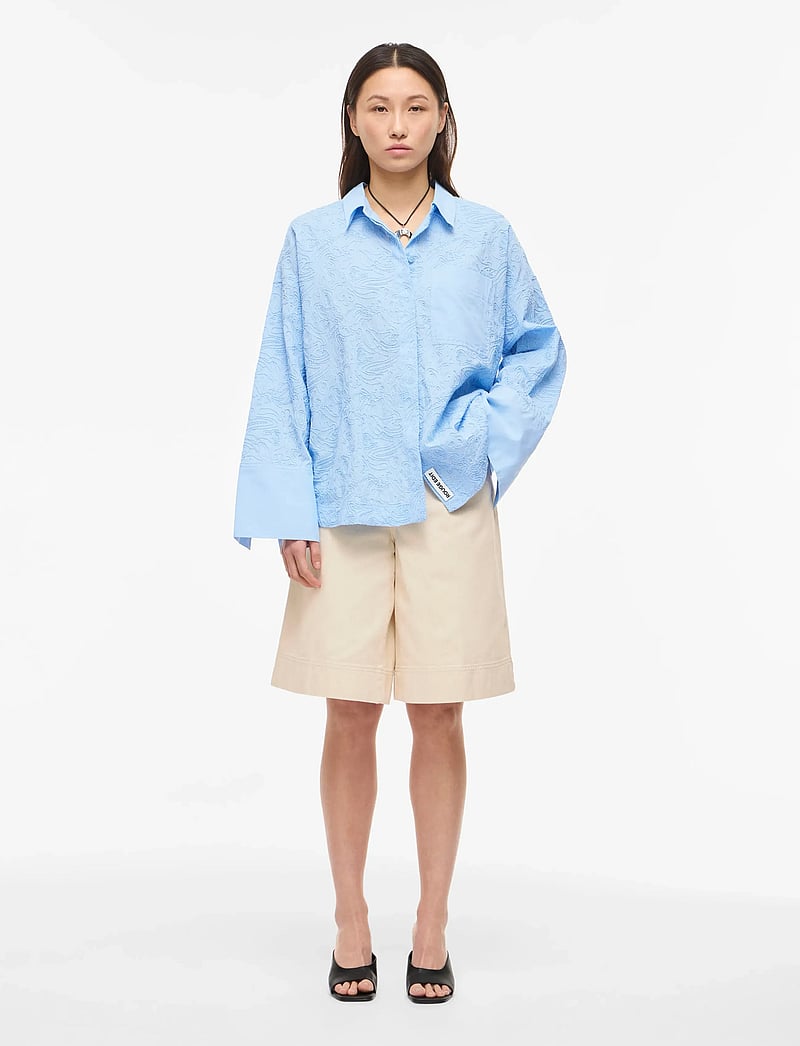 ROUGE EDIT - ROUEMMA L/S OVERSIZED SHIRT/PF - langärmlige hemden - open air - 4