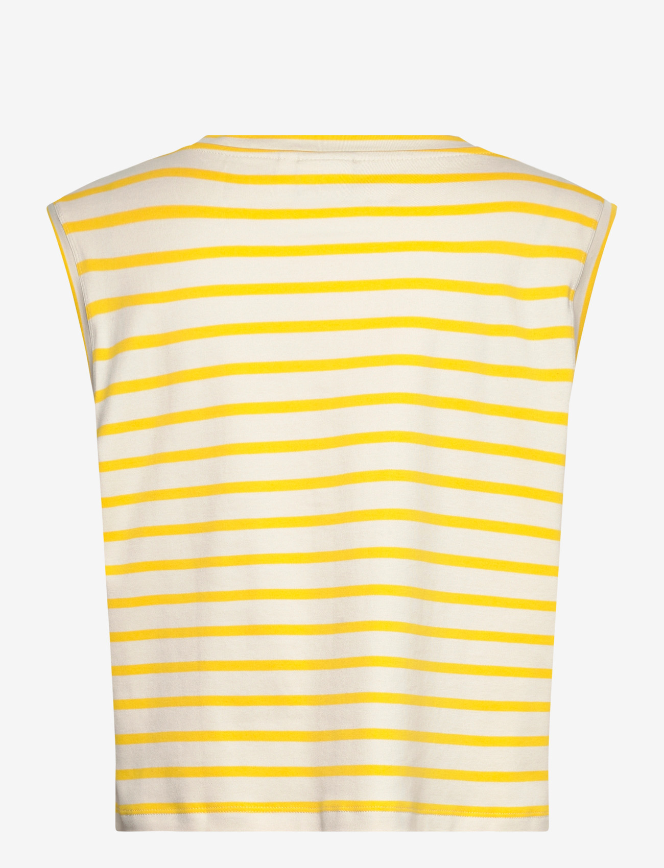 ROUGE EDIT - ROUSARAH S/L O-NECK TEE - sleeveless tops - freesia - 2