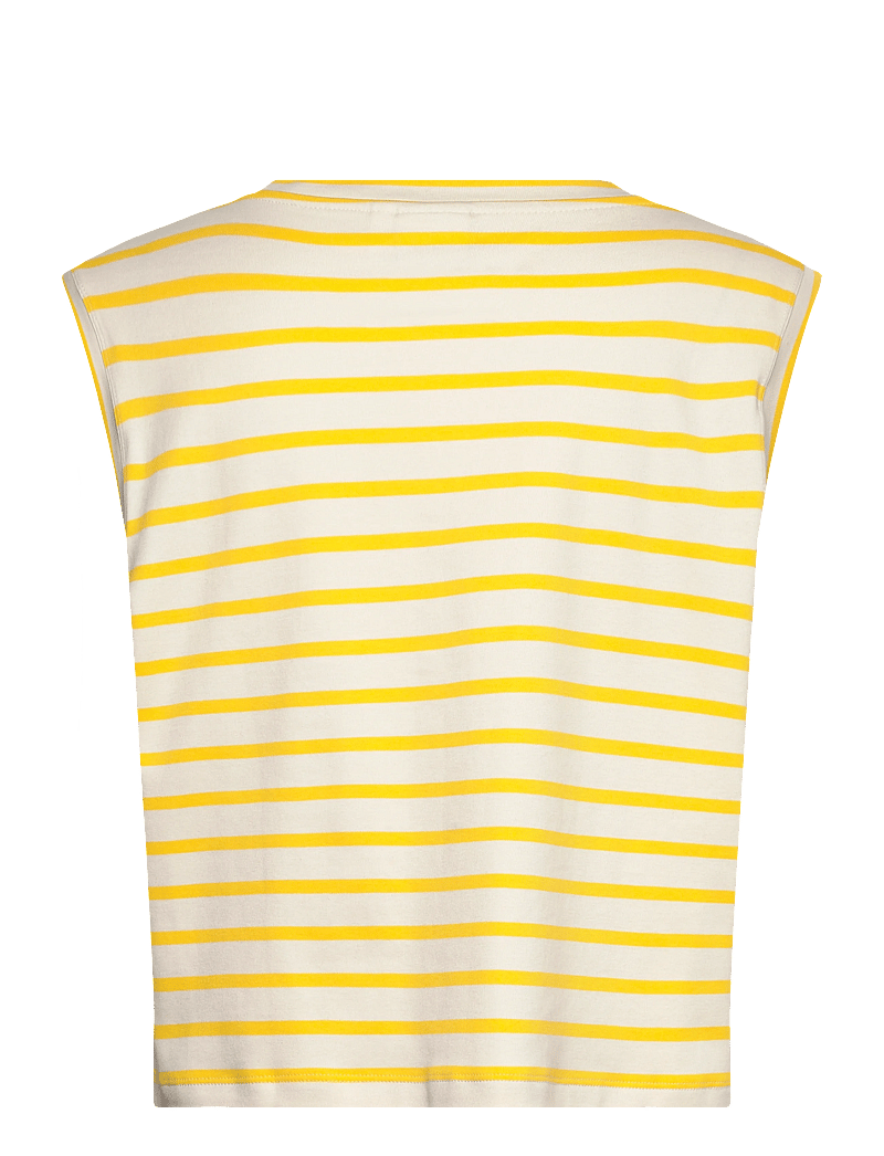 ROUGE EDIT - ROUSARAH S/L O-NECK TEE - linnen - freesia - 2