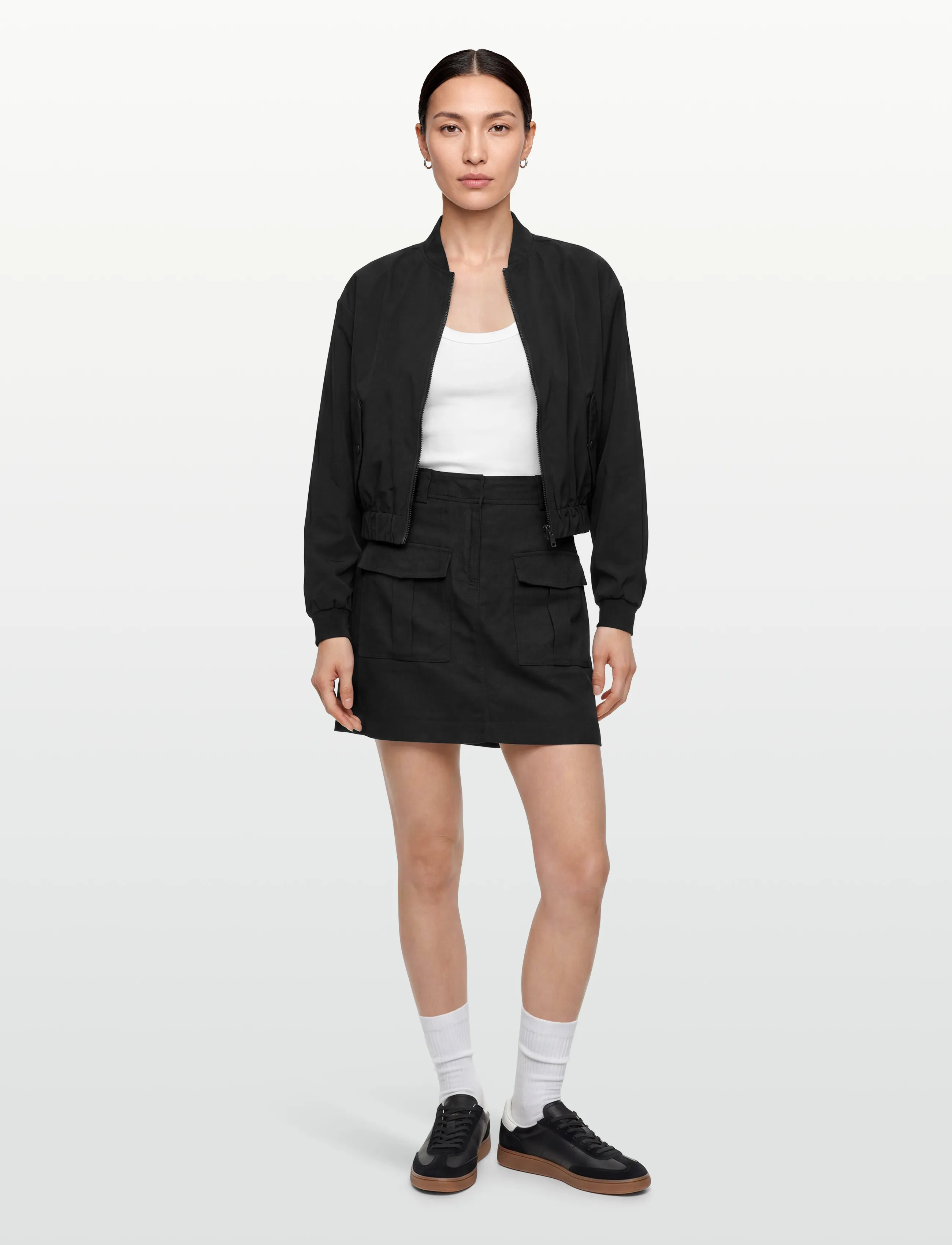 ROUGE EDIT ROUSUMMER HW  SHORT SKIRT - Kurze Röcke - METEORITE / black