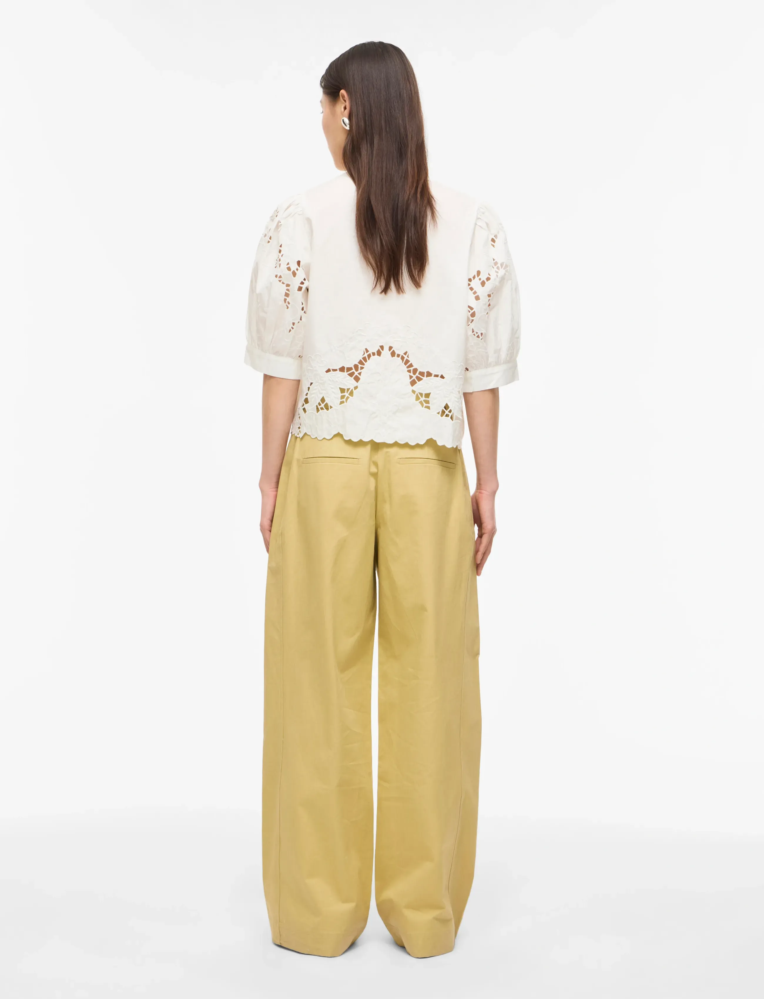 ROUGE EDIT - ROUPETRA RW F/L BARREL TROUSER - barrel püksid - silver fern - 3