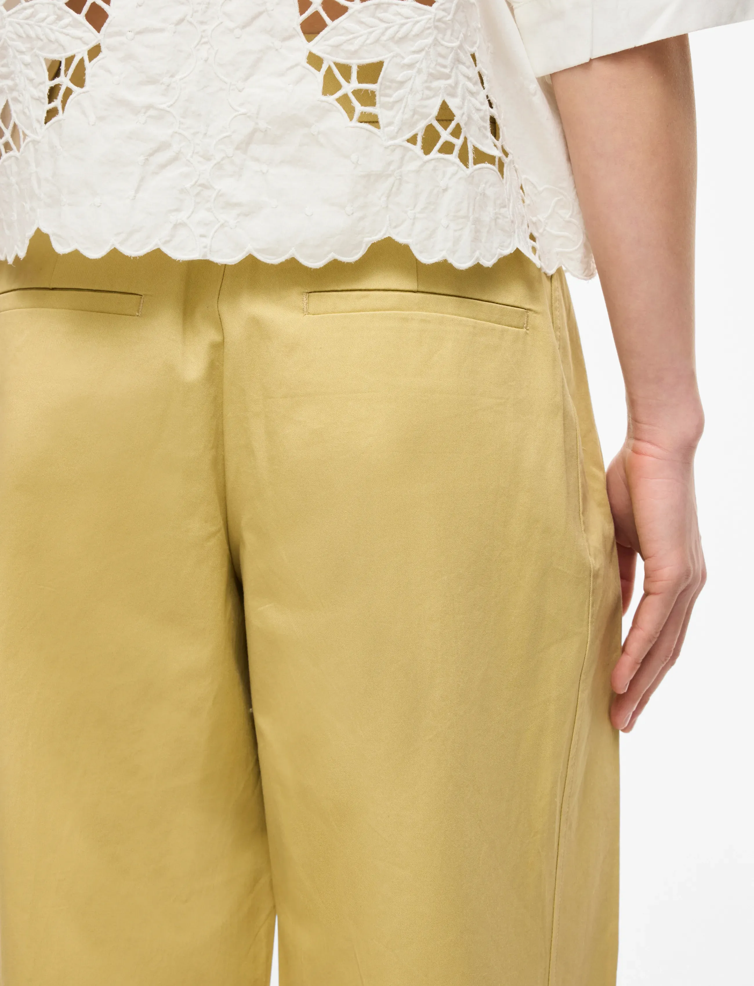 ROUGE EDIT - ROUPETRA RW F/L BARREL TROUSER - barrel püksid - silver fern - 5