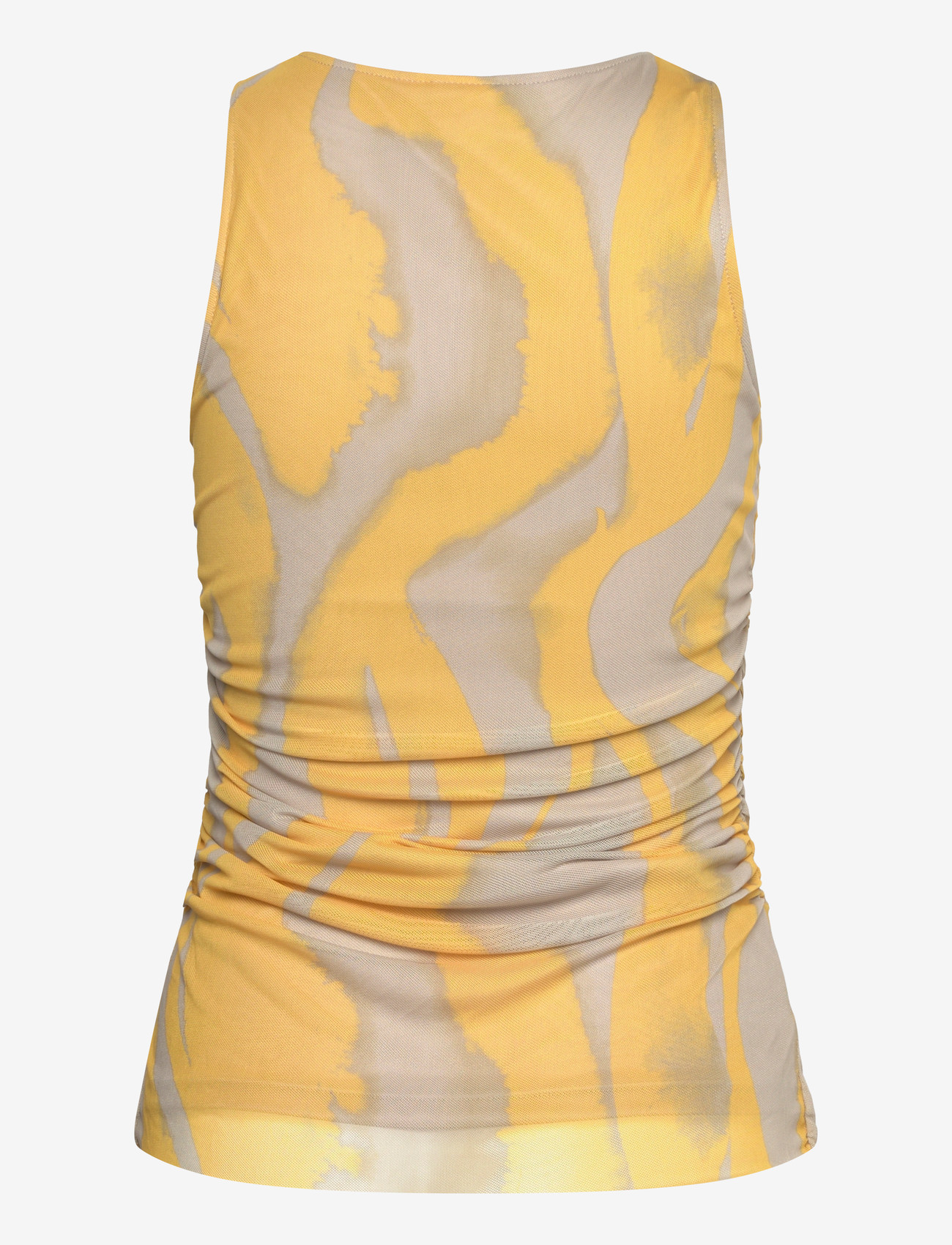 ROUGE EDIT - ROUSALLY S/L O-NECK TOP - sleeveless tops - birch - 1